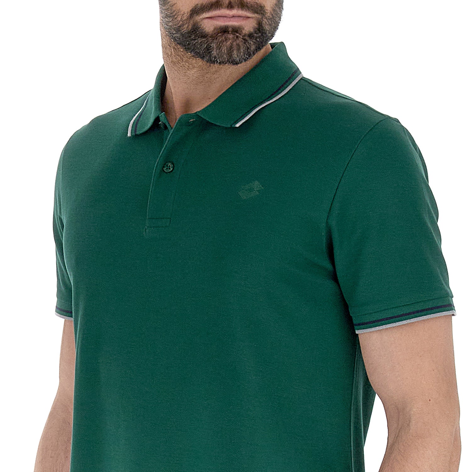 UOMO POLO CLASSICA VERDE SCURO 219238 1SU 03