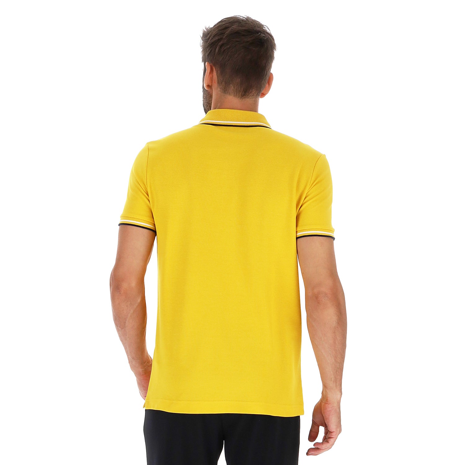 UOMO POLO CLASSICA GIALLO SCURO 219238 1SX 02