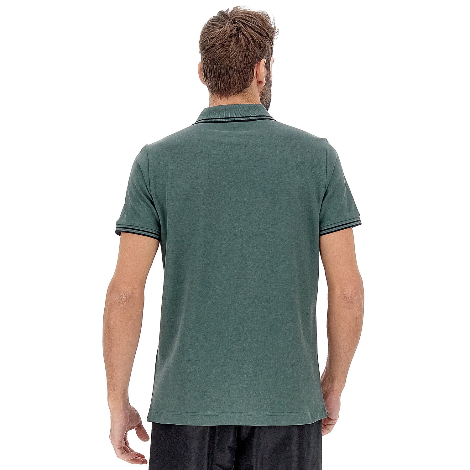 UOMO POLO CLASSICA VERDE SCURO 219238 B75 02