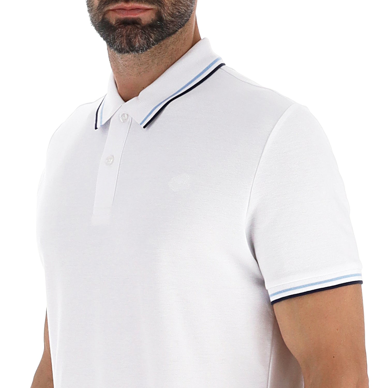 UOMO POLO CLASSICA BIANCO 219238 BXC 03