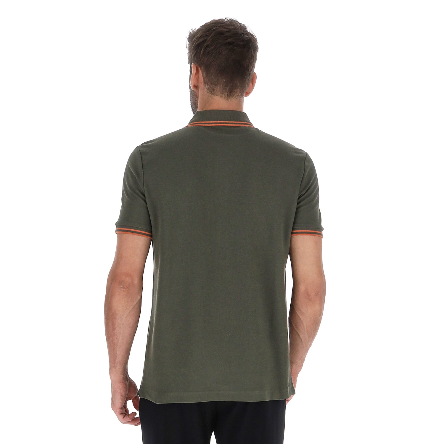 UOMO POLO CLASSICA VERDE SCURO 219238 BXR 02