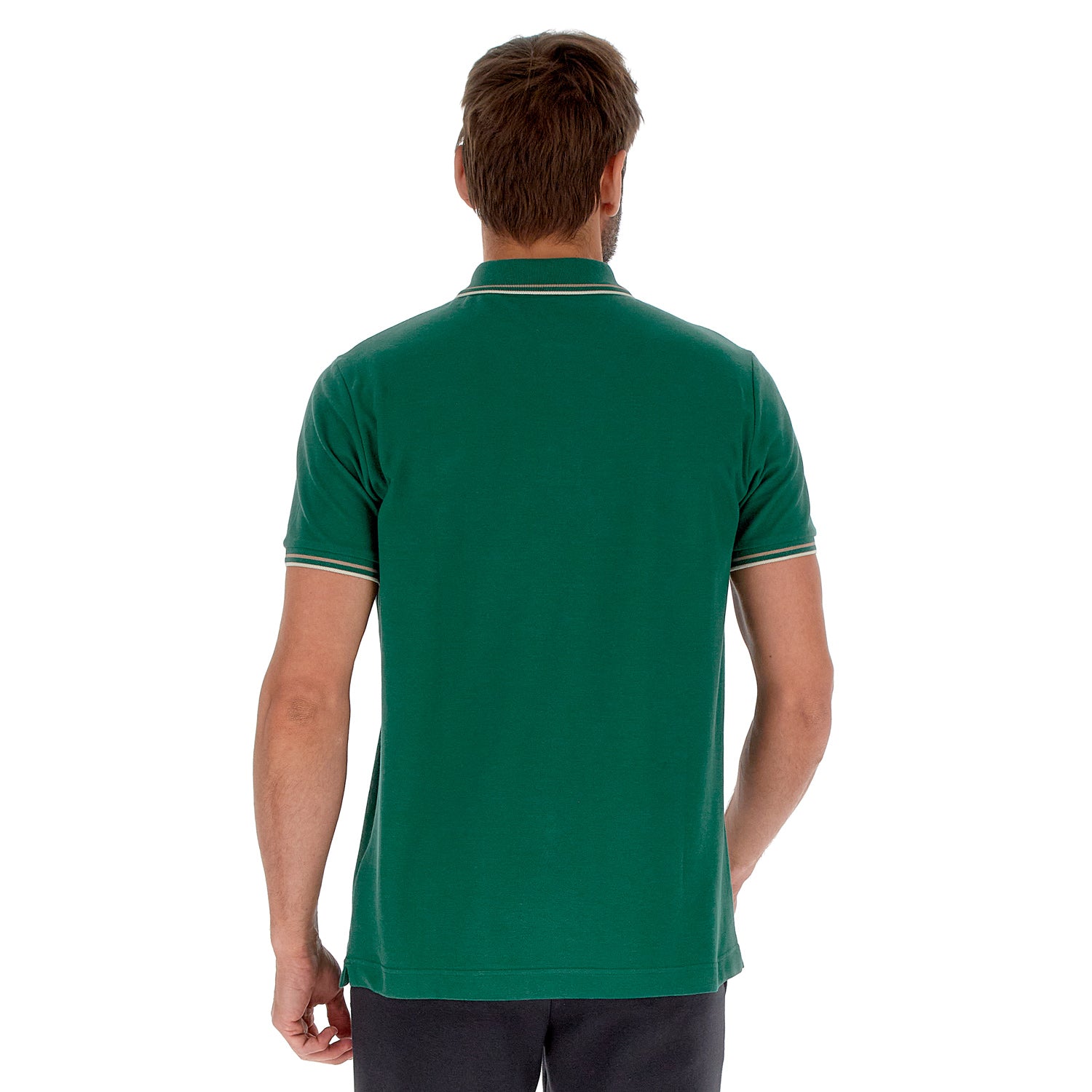 UOMO POLO CLASSICA VERDE SCURO 219238 D74 02