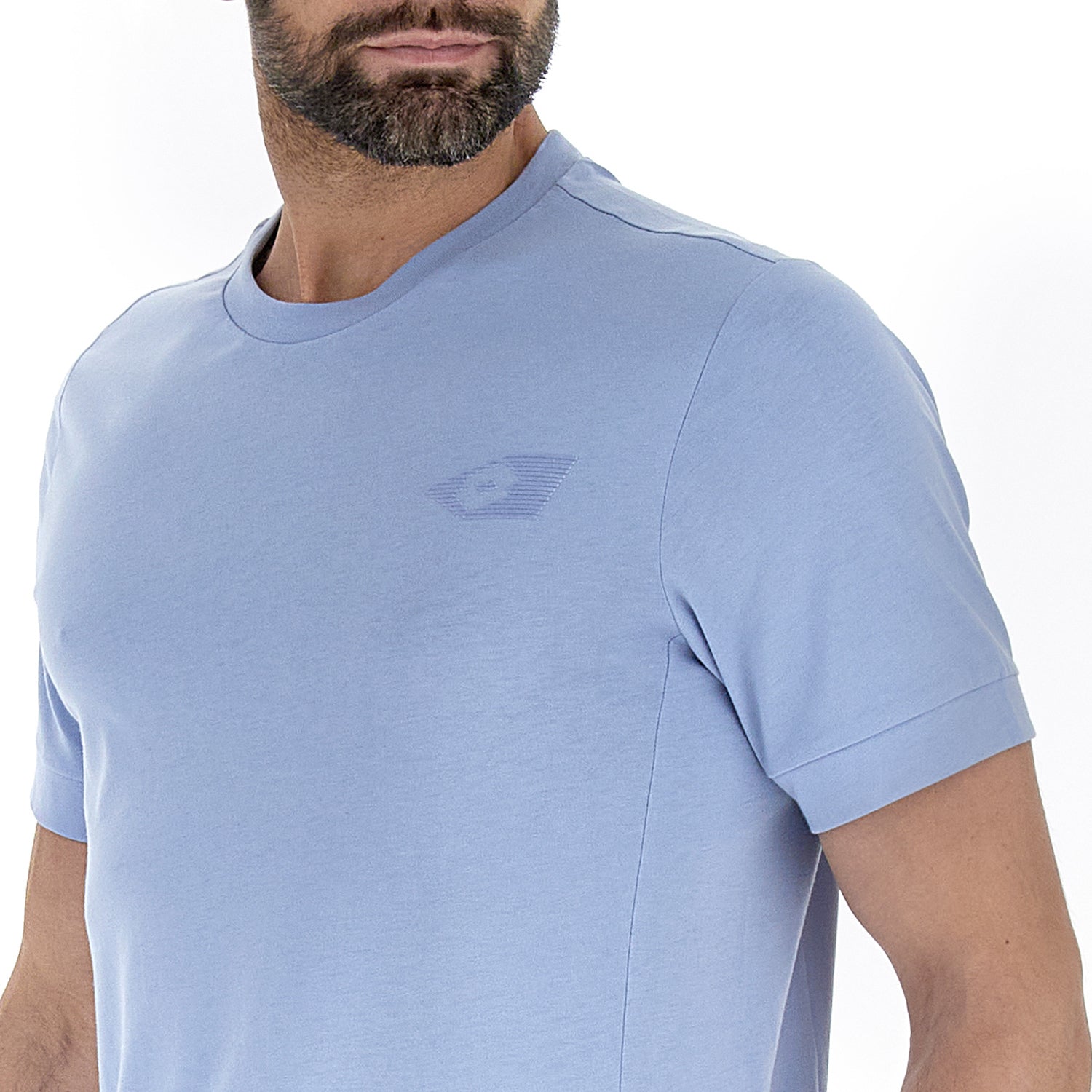 UOMO MAGLIETTA ATHLETICA DUE AZZURRO 219290 7L2 03