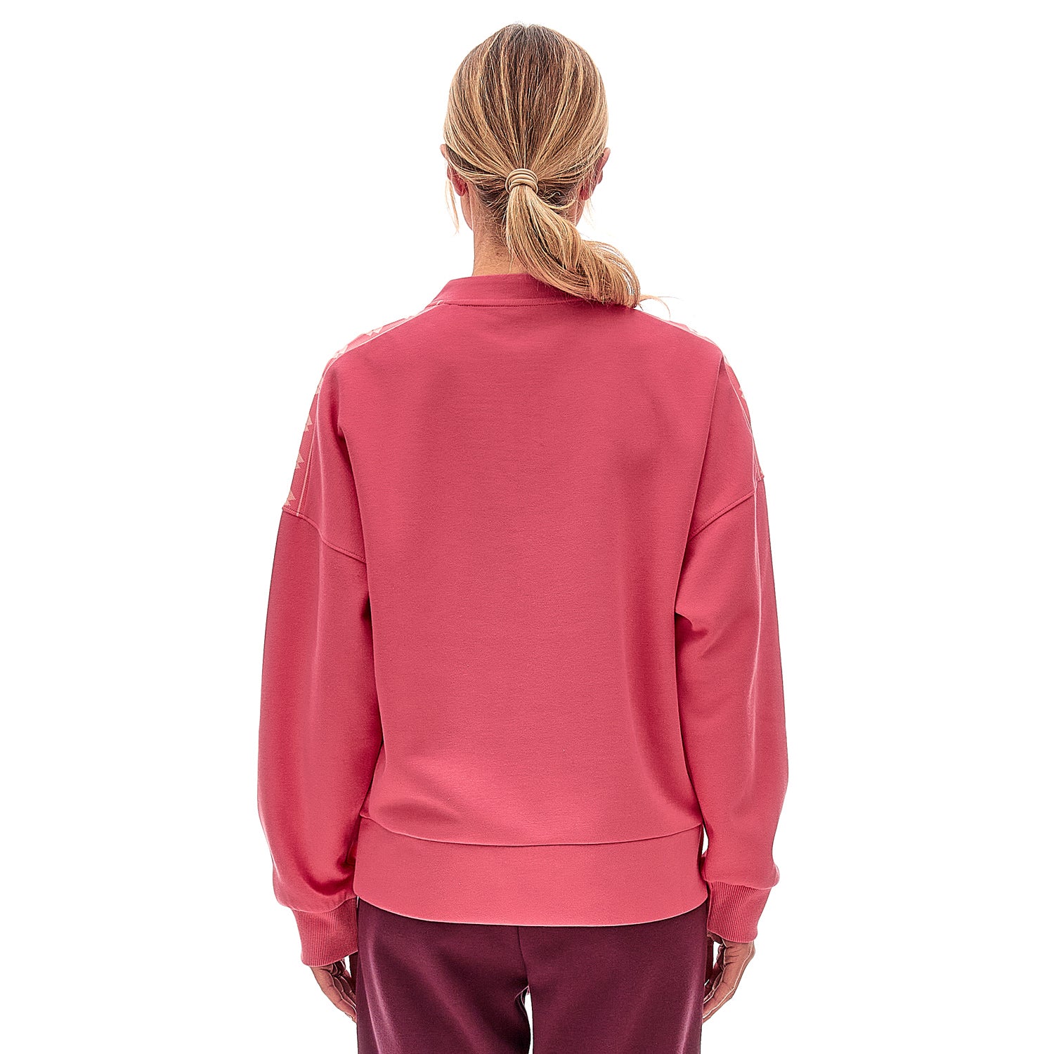 DONNA FELPA ATHLETICA DUE ROSA 219302 9SL 02