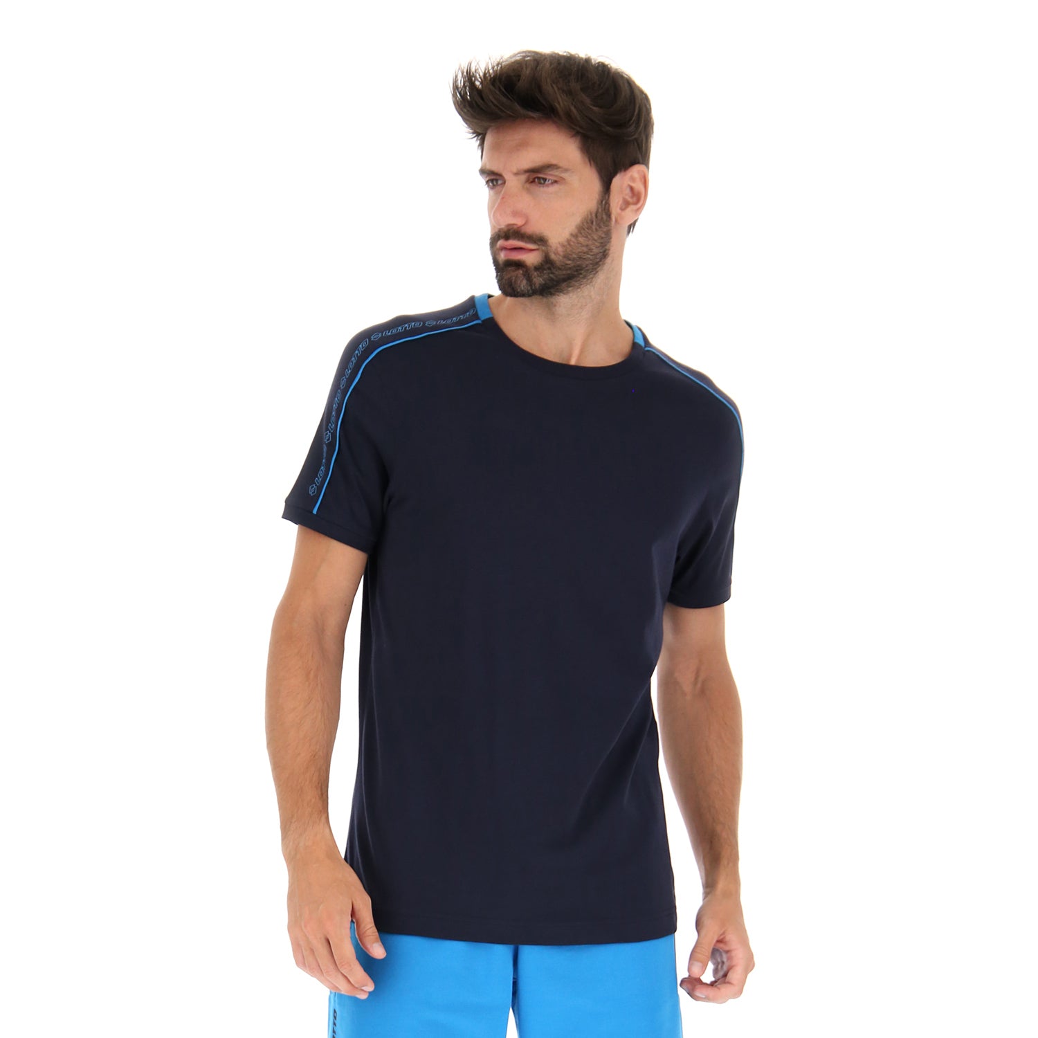 UOMO MAGLIETTA LOGO BLU SCURO 219314 1CI 01