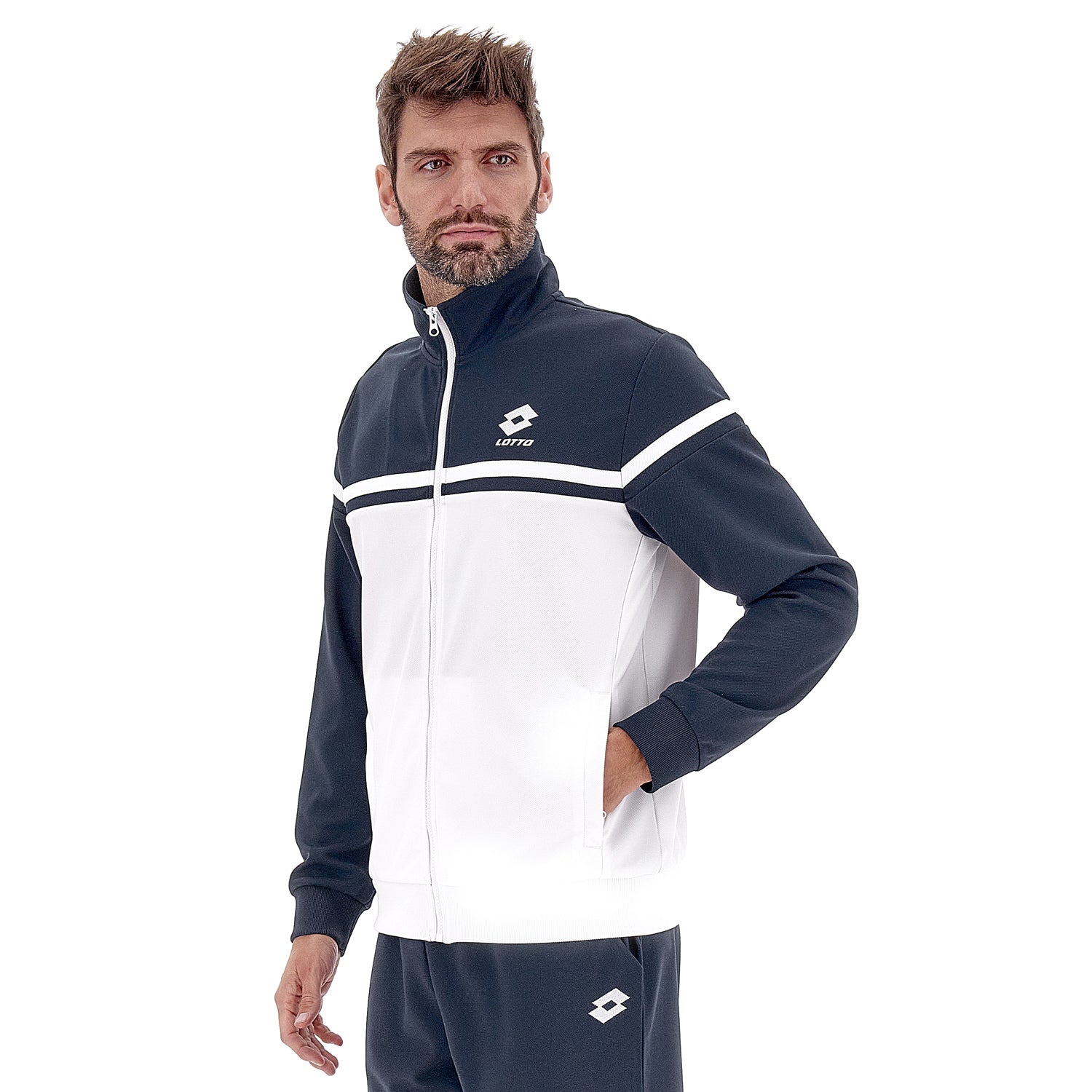 UOMO TUTA GINNASTICA CIRCLE BIANCO 219340 1Q5 02