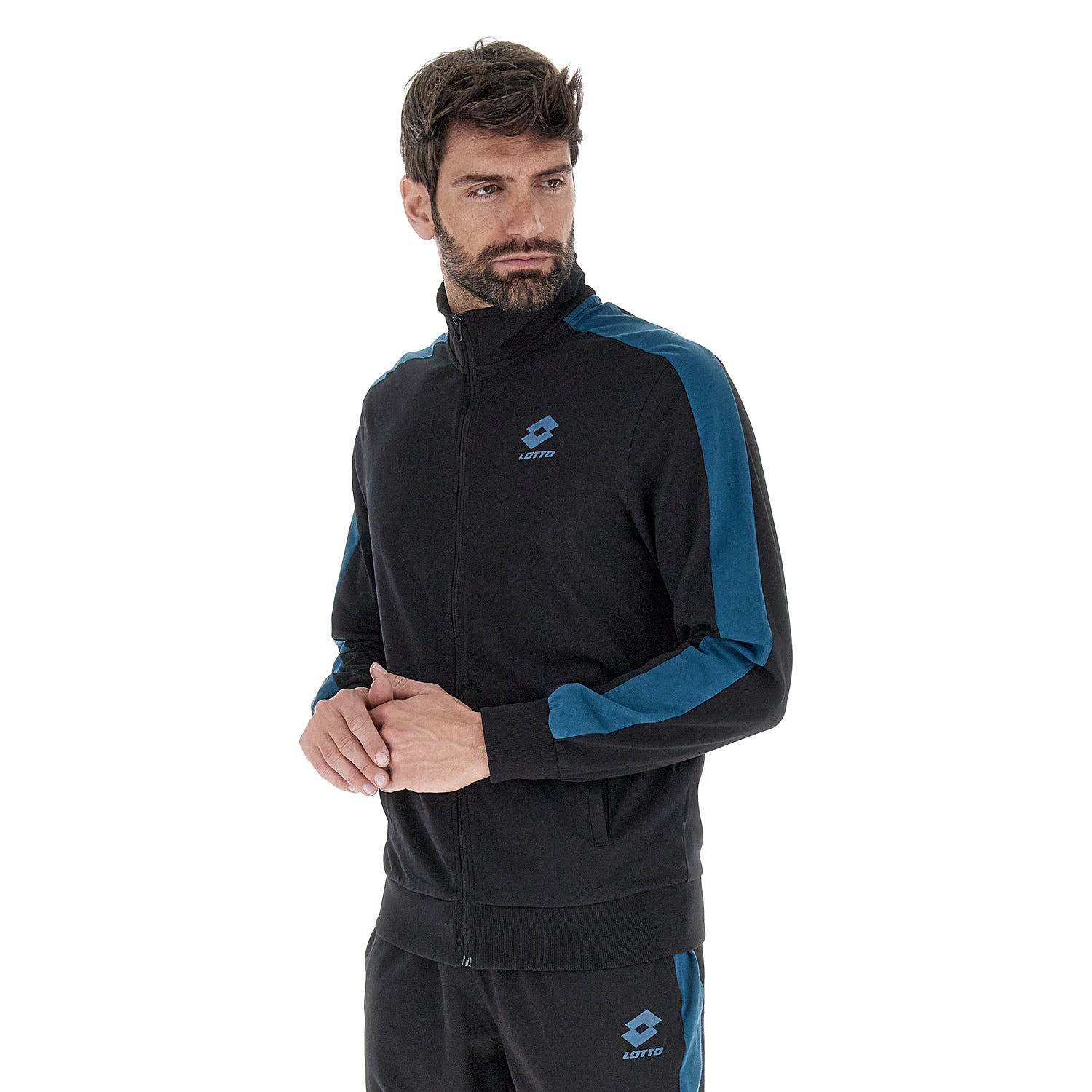 UOMO TUTA GINNASTICA MORE NERO 219341 AAK 02