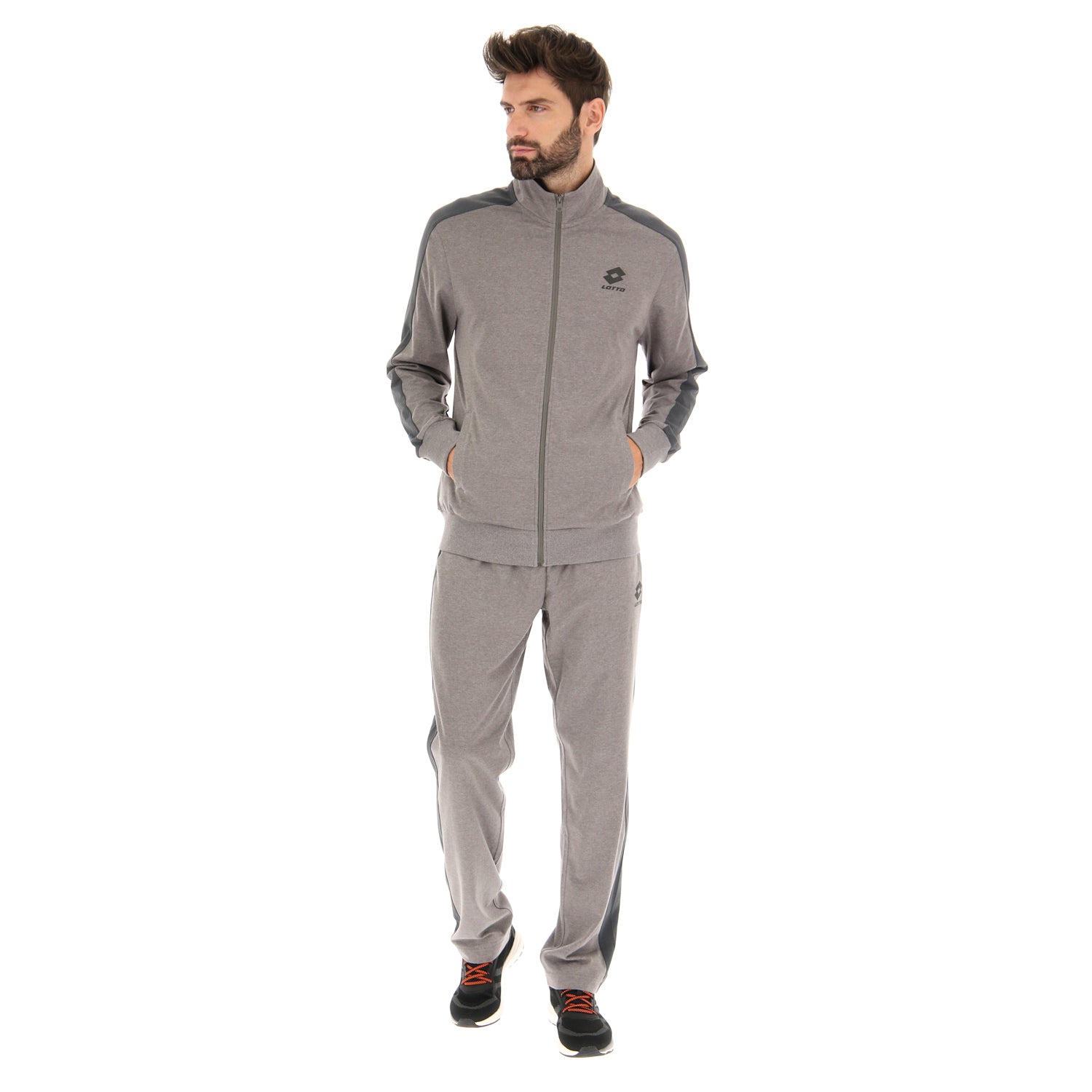 Pantaloni Jogging Uomo 100% Cotone – Tasche Con Cerniera, Cintura Elastica, Per Palestra E Tempo Libero