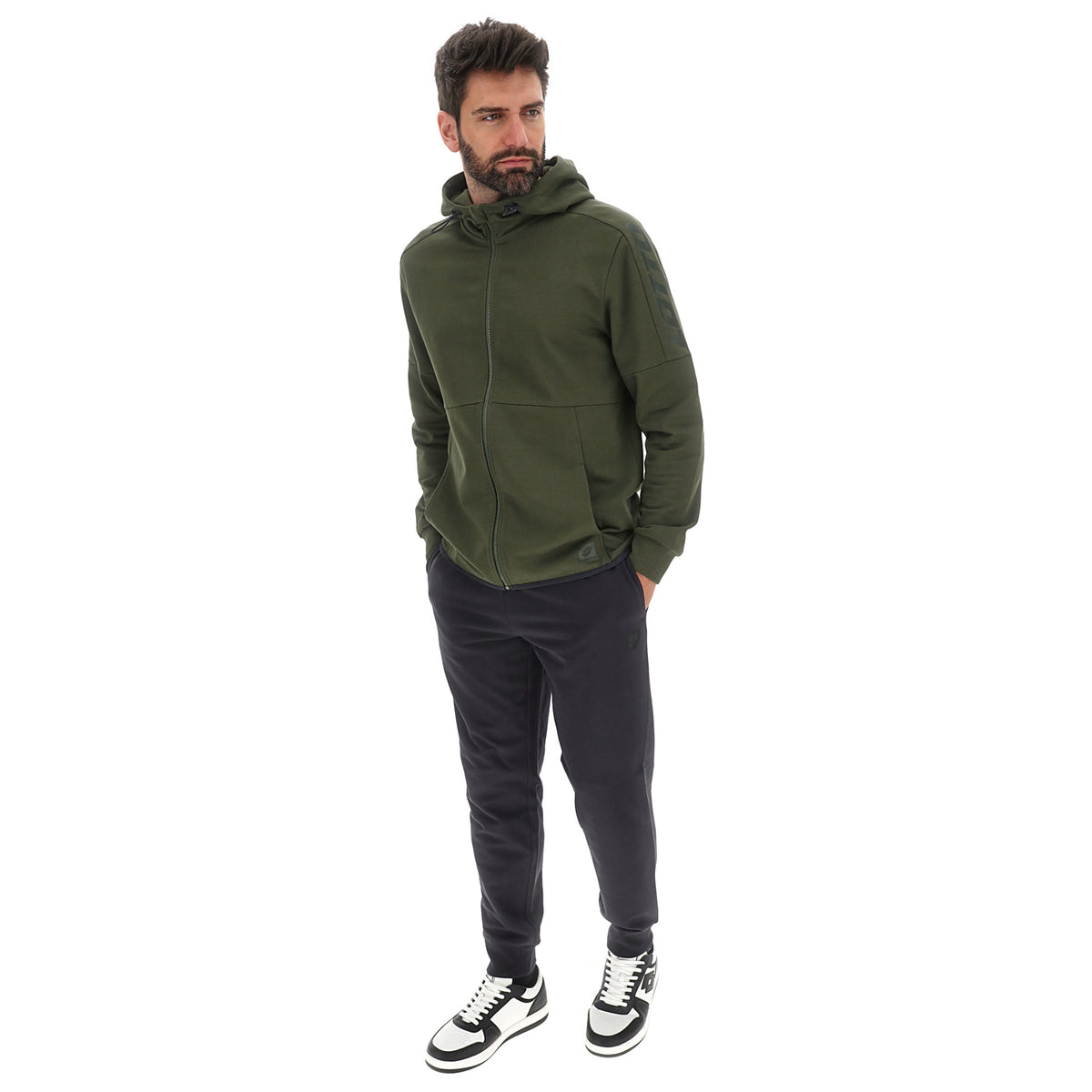 UOMO TUTA GINNASTICA DIAMOND VERDE SCURO 219343 F1X 01