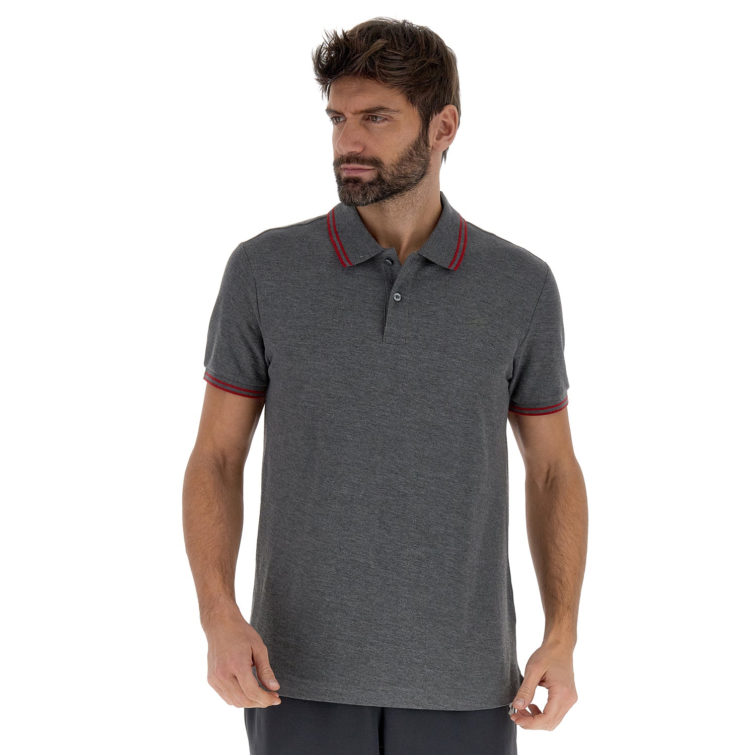 UOMO POLO CLASSICA GRIGIO SCURO 219440 7KJ 01