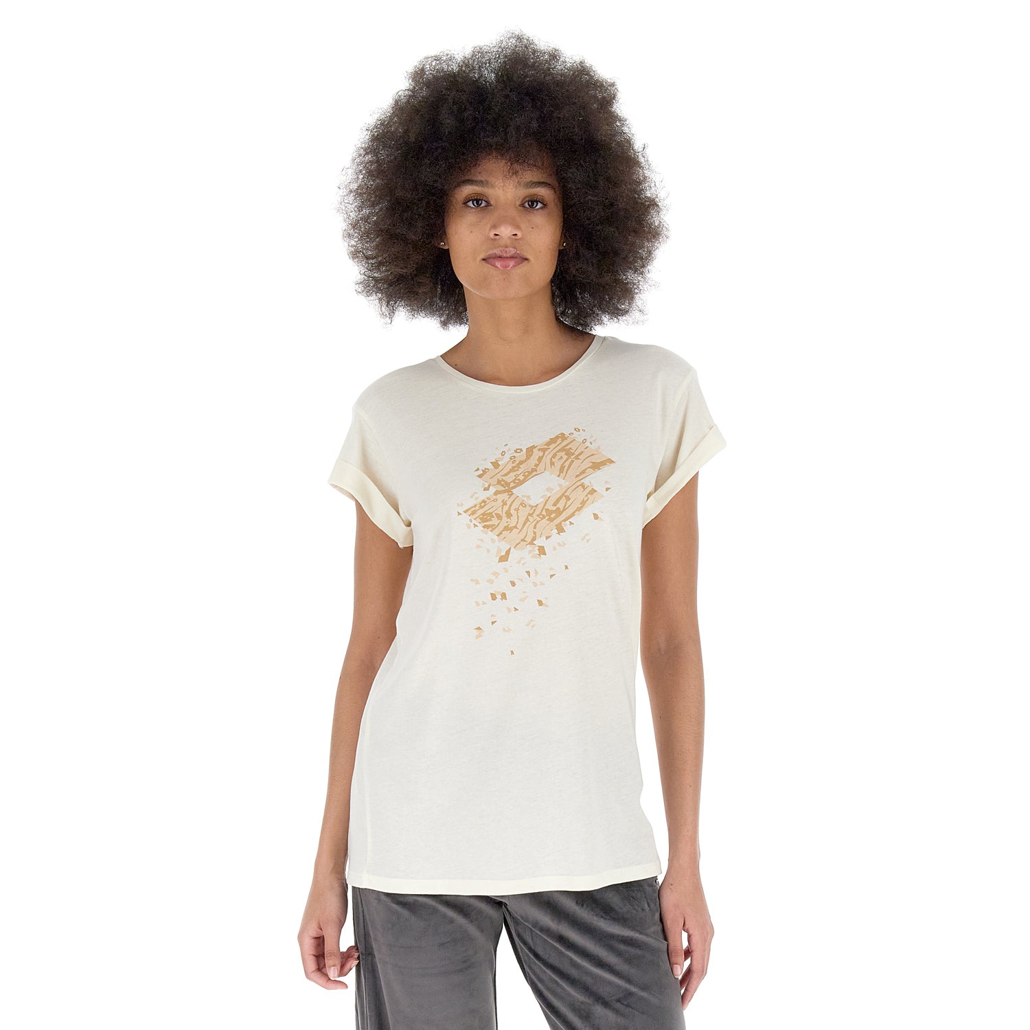 DONNA MAGLIETTA STAR DUST BIANCO 219472 N03 01