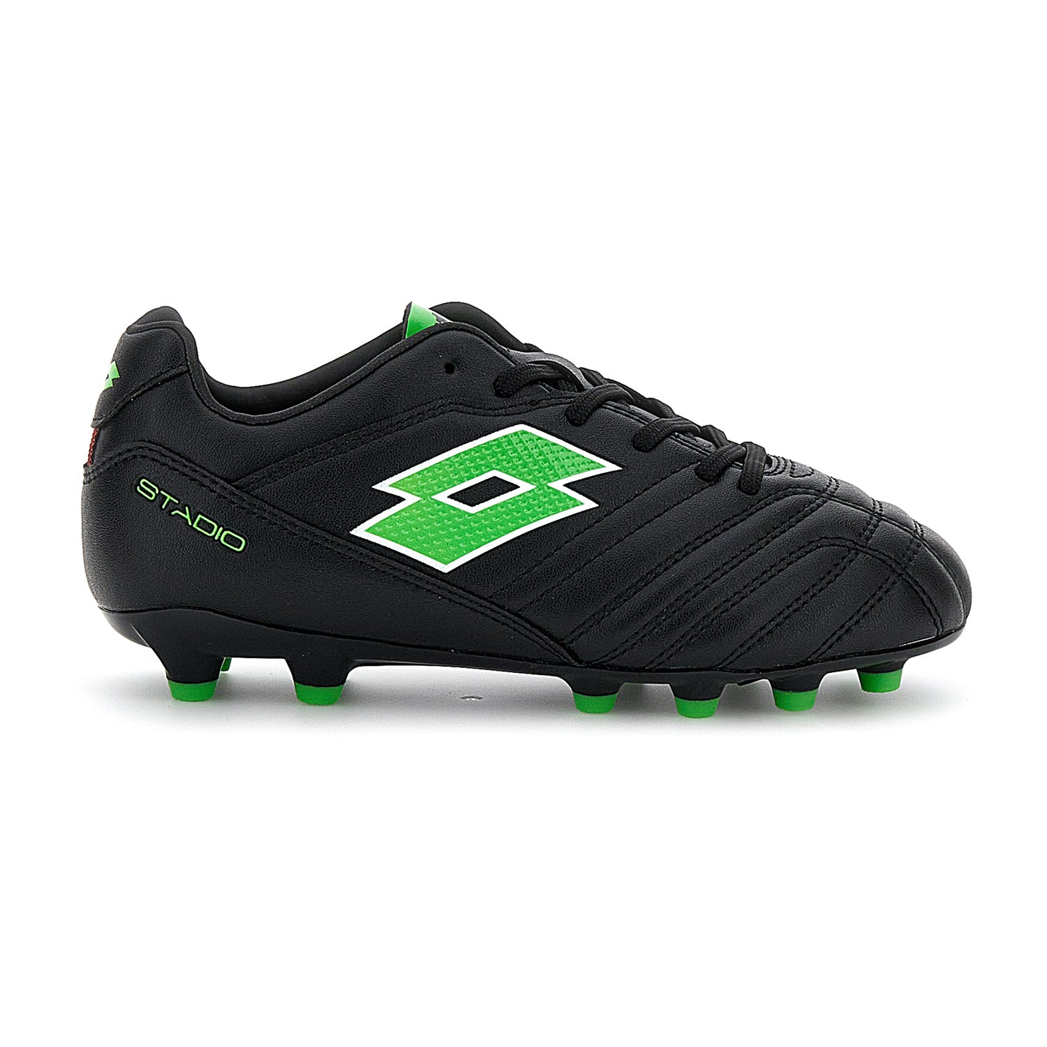 RAGAZZI SCARPE CALCIO FG STADIO 700 NERO 219547 1NI 01