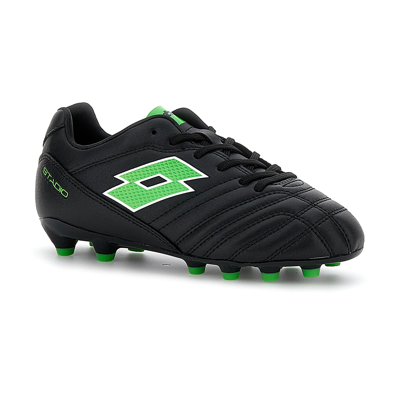 RAGAZZI SCARPE CALCIO FG STADIO 700 NERO 219547 1NI 02