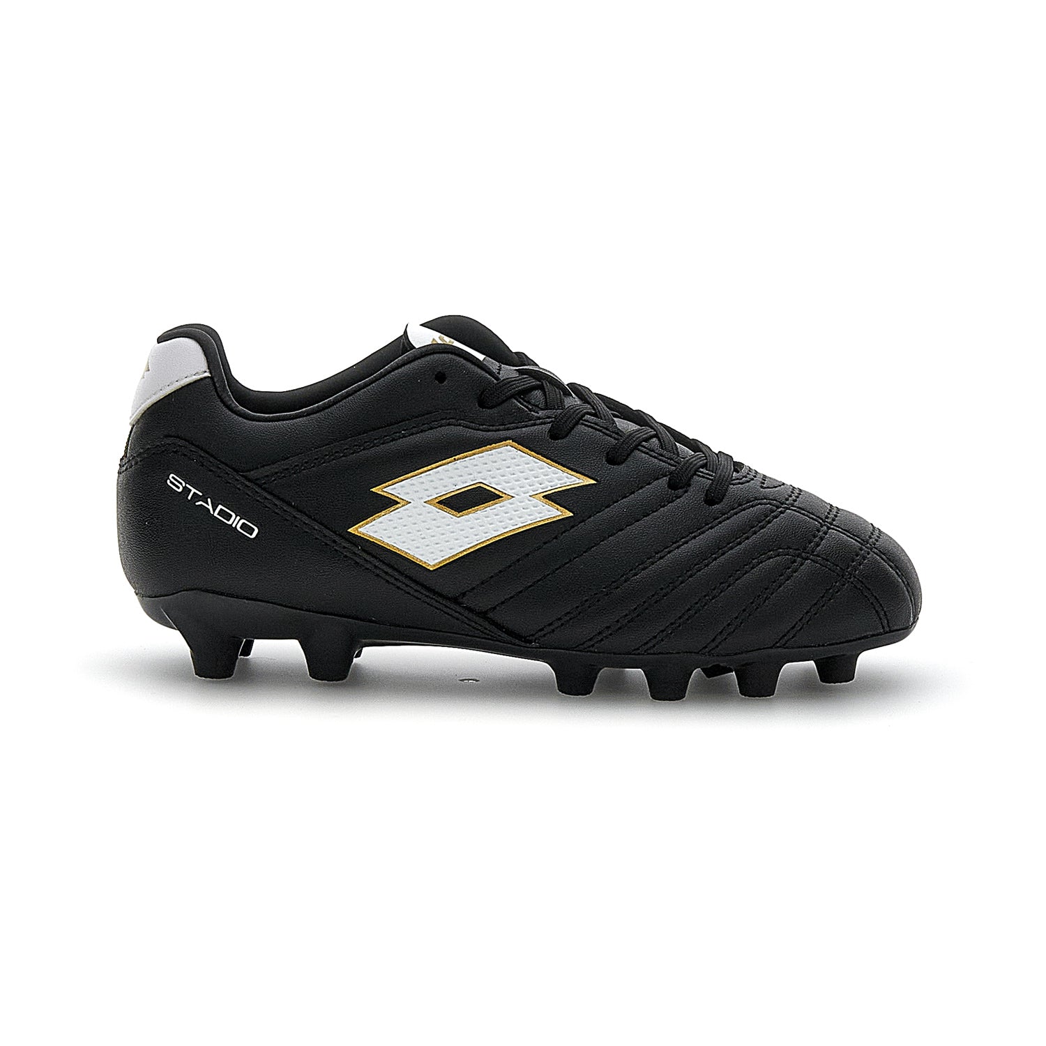 RAGAZZI SCARPE CALCIO FG STADIO 700 NERO 219547 1OG 01