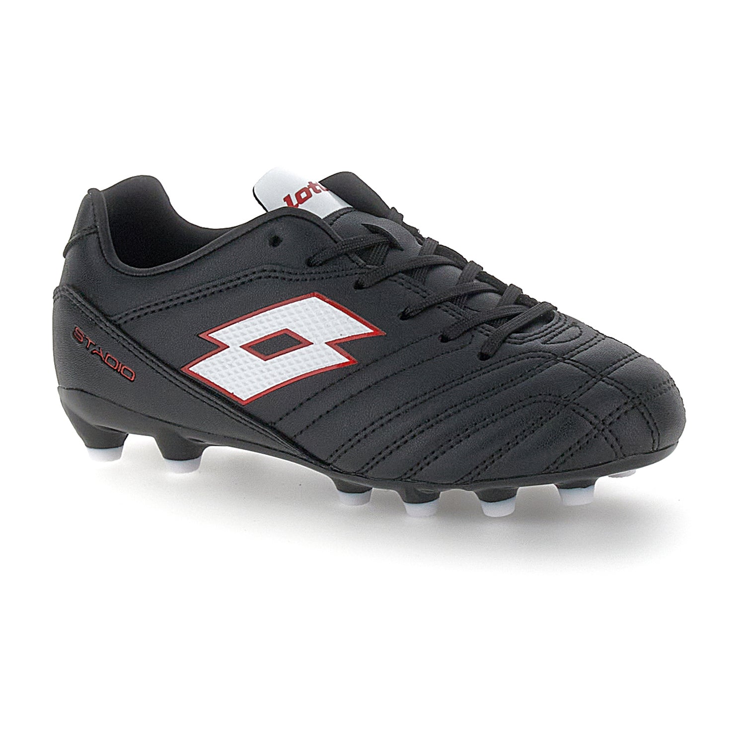 RAGAZZI SCARPE CALCIO FG STADIO 700 NERO 219547 5T4 02