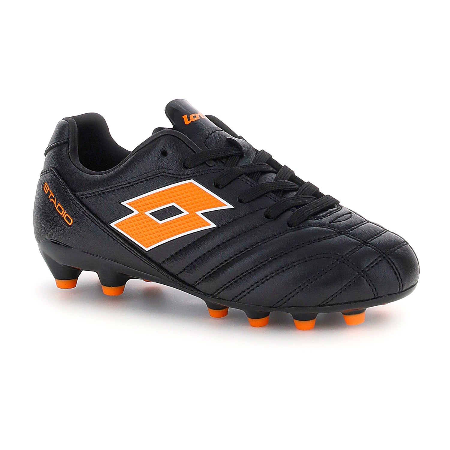 RAGAZZI SCARPE CALCIO FG STADIO 700 NERO 219547 DKY 02