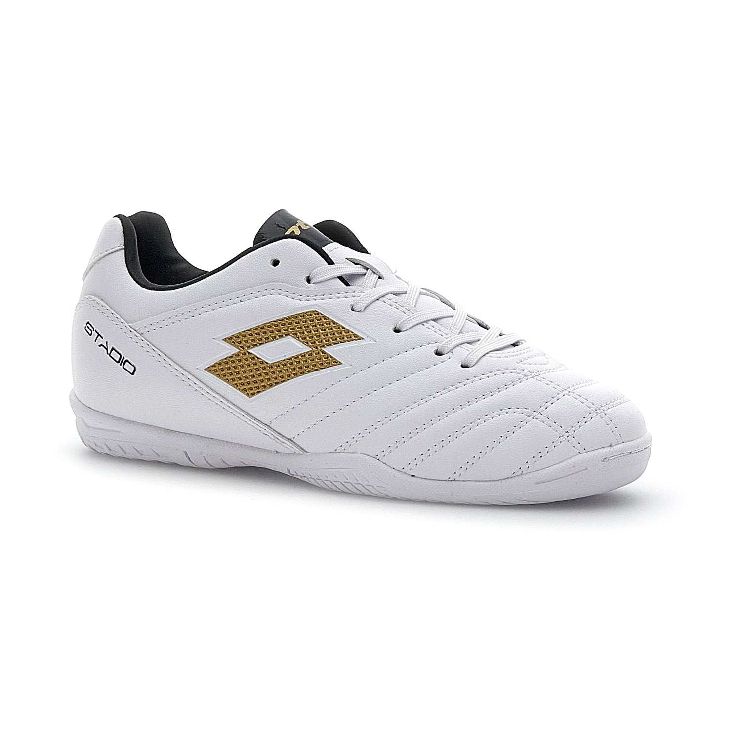 RAGAZZI SCARPE FUTSAL INDOOR STADIO 700 BIANCO 219710 6WX 02