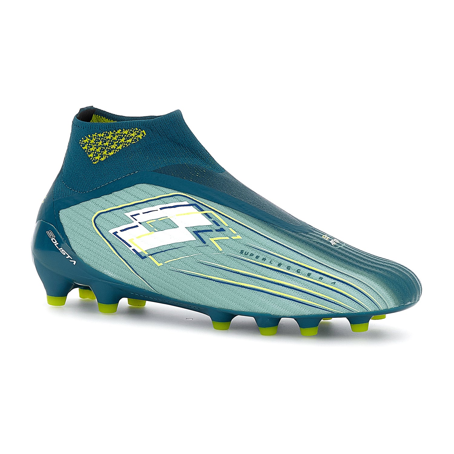 UOMO SCARPE CALCIO FG SOLISTA 100 BLU 219746 AUG 02
