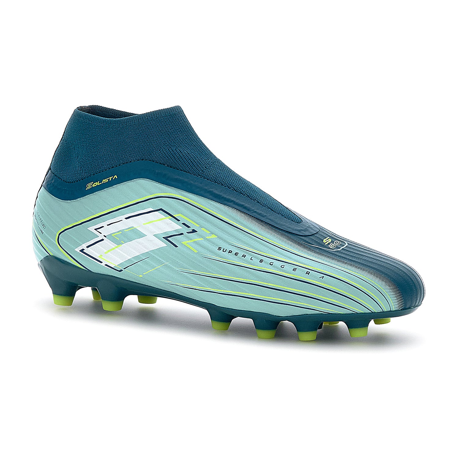 UOMO SCARPE CALCIO FG SOLISTA 300 BLU 219750 AUG 02