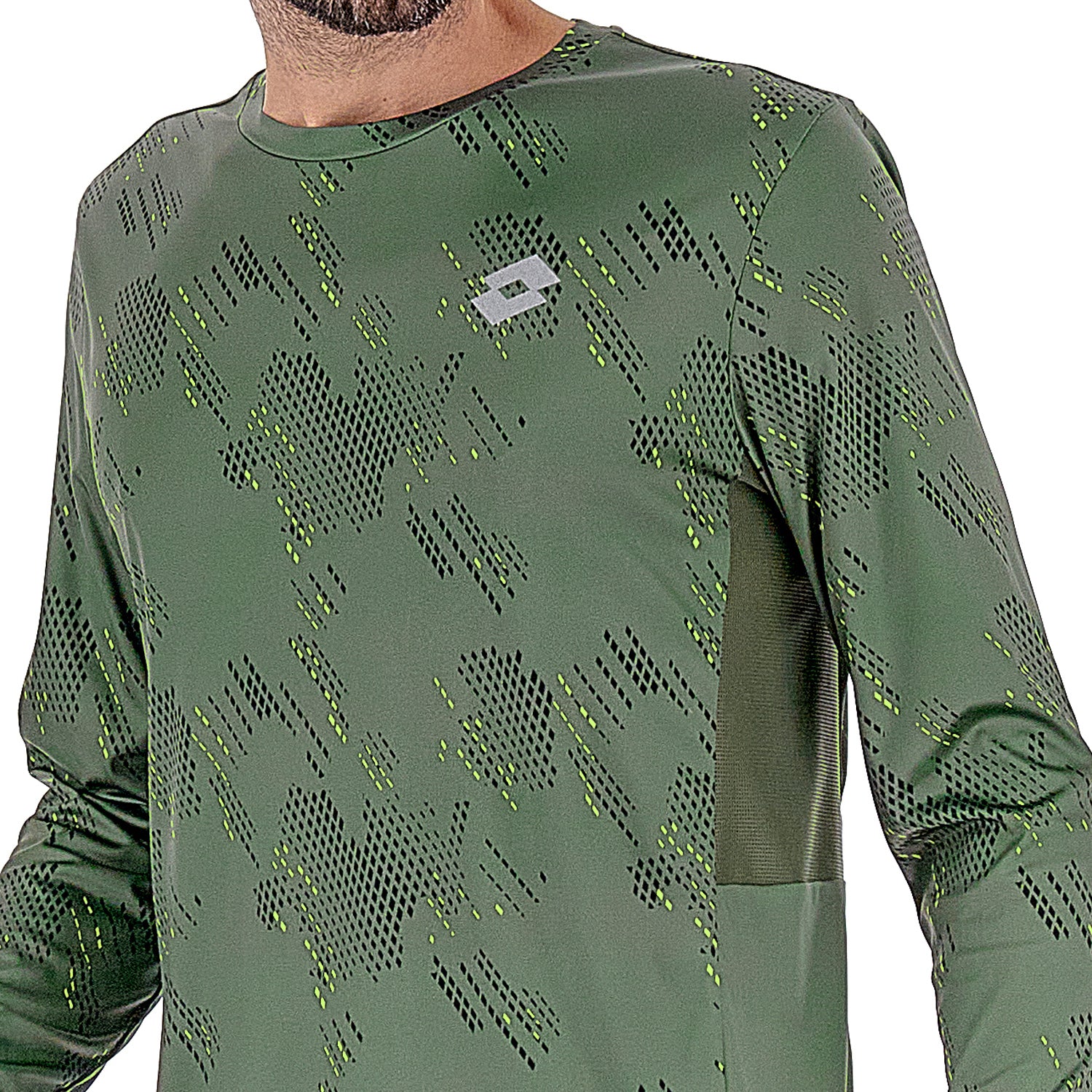 UOMO MAGLIETTA RUNNING VERDE SCURO 219867 64X 03