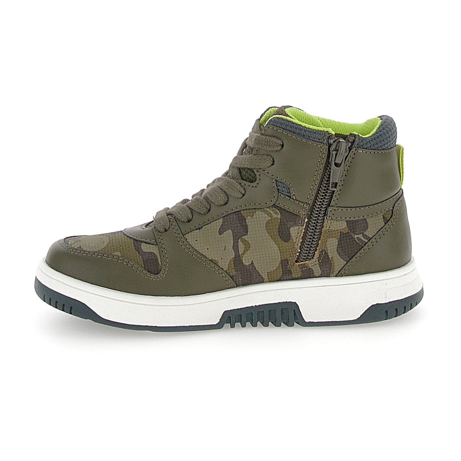 BAMBINI SCARPE MID ROCKET VERDE SCURO 220146 B4Z 03