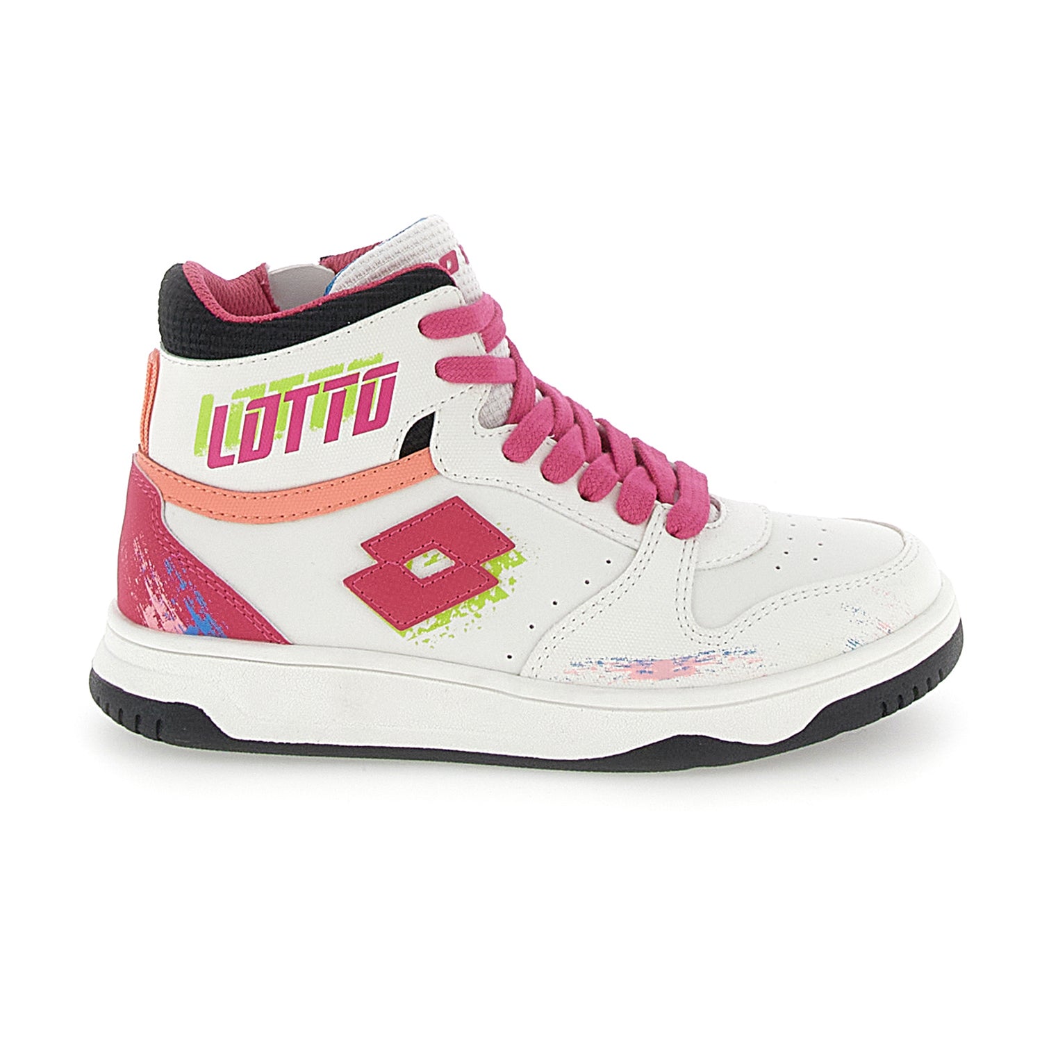 BAMBINI SCARPE MID ROCKET BIANCO 220152 B50 01