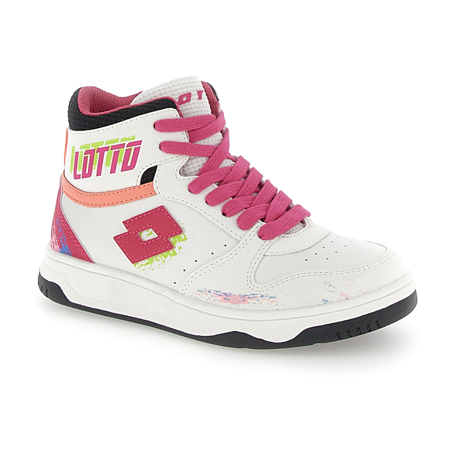 BAMBINI SCARPE MID ROCKET BIANCO 220152 B50 02