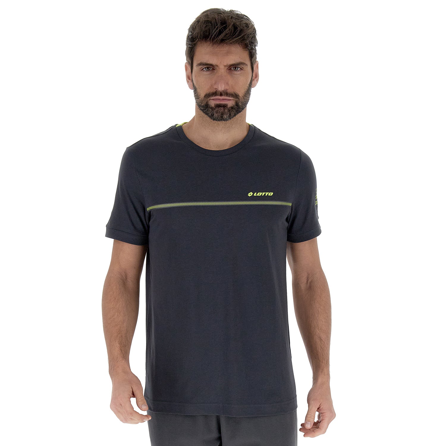UOMO MAGLIETTA LOGO GRIGIO SCURO 220171 014 01