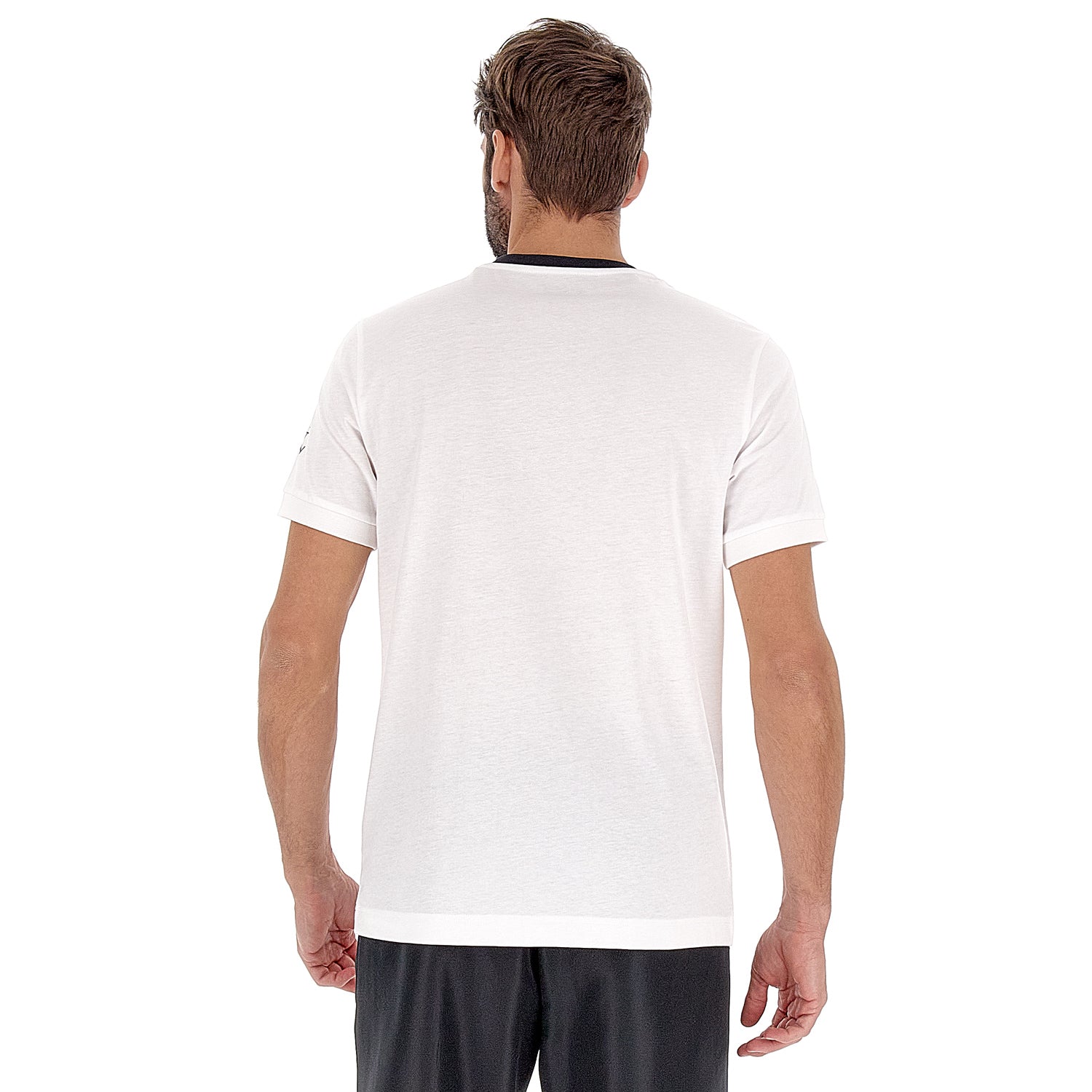 UOMO MAGLIETTA LOGO BIANCO 220171 0F1 02