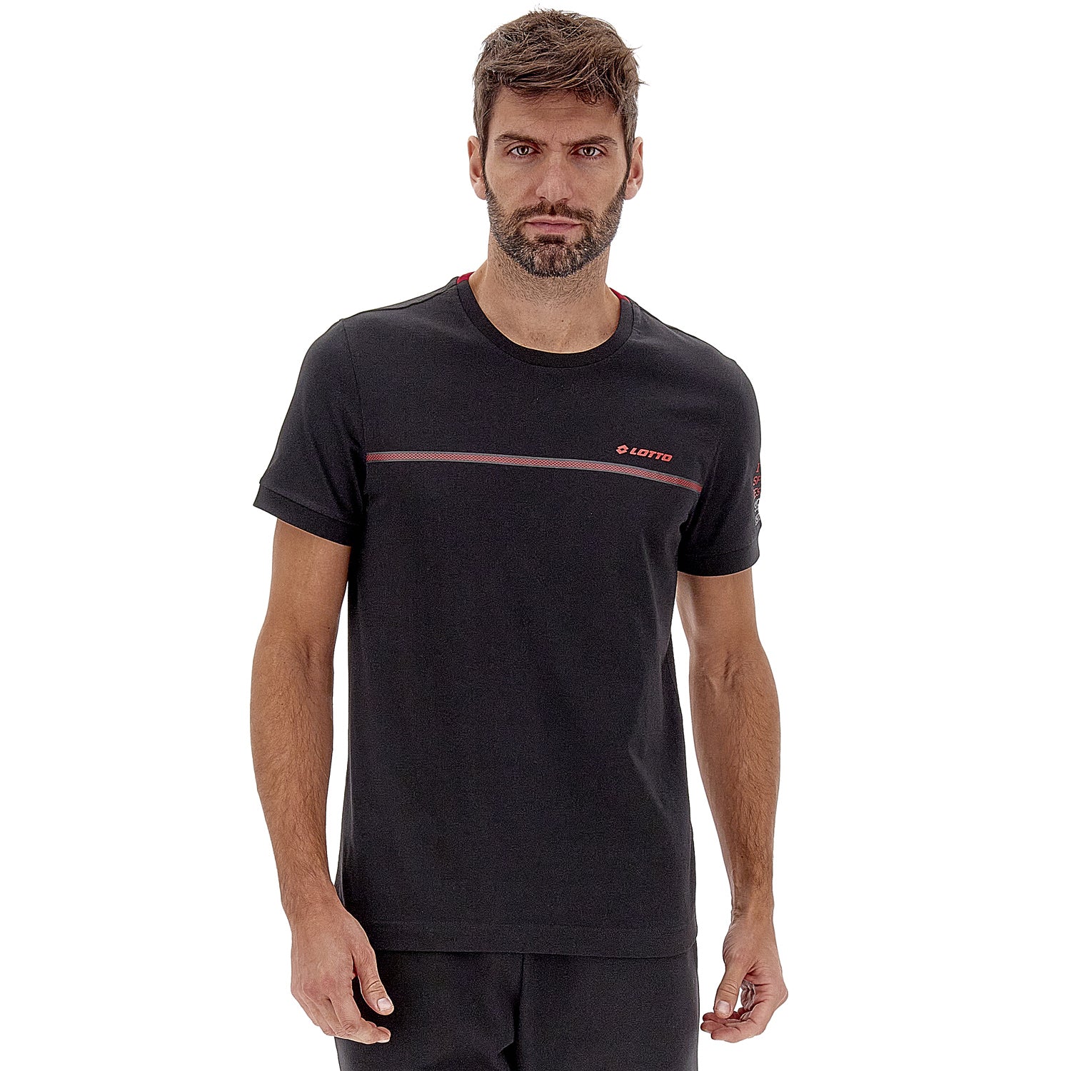 UOMO MAGLIETTA LOGO NERO 220171 1CL 01