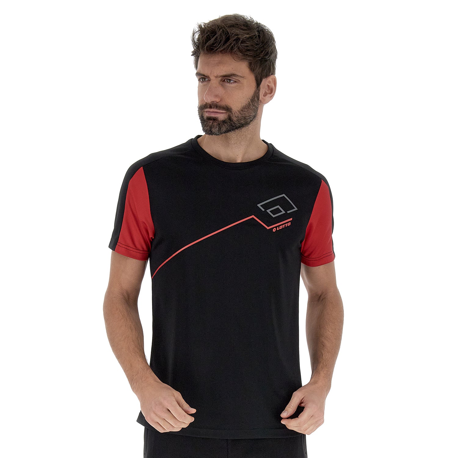 UOMO MAGLIETTA LOGO NERO 220181 1CL 01