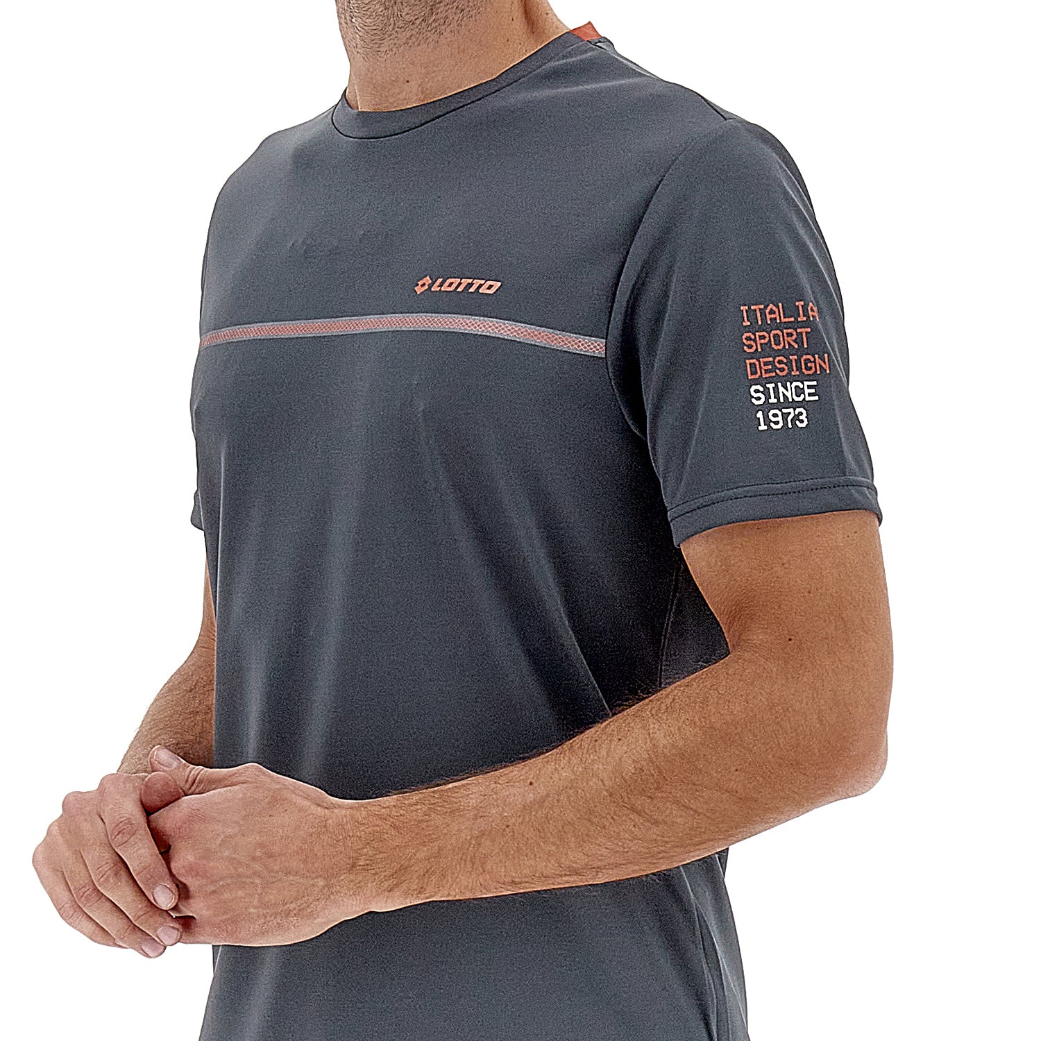 UOMO MAGLIETTA LOGO GRIGIO SCURO 220182 014 03