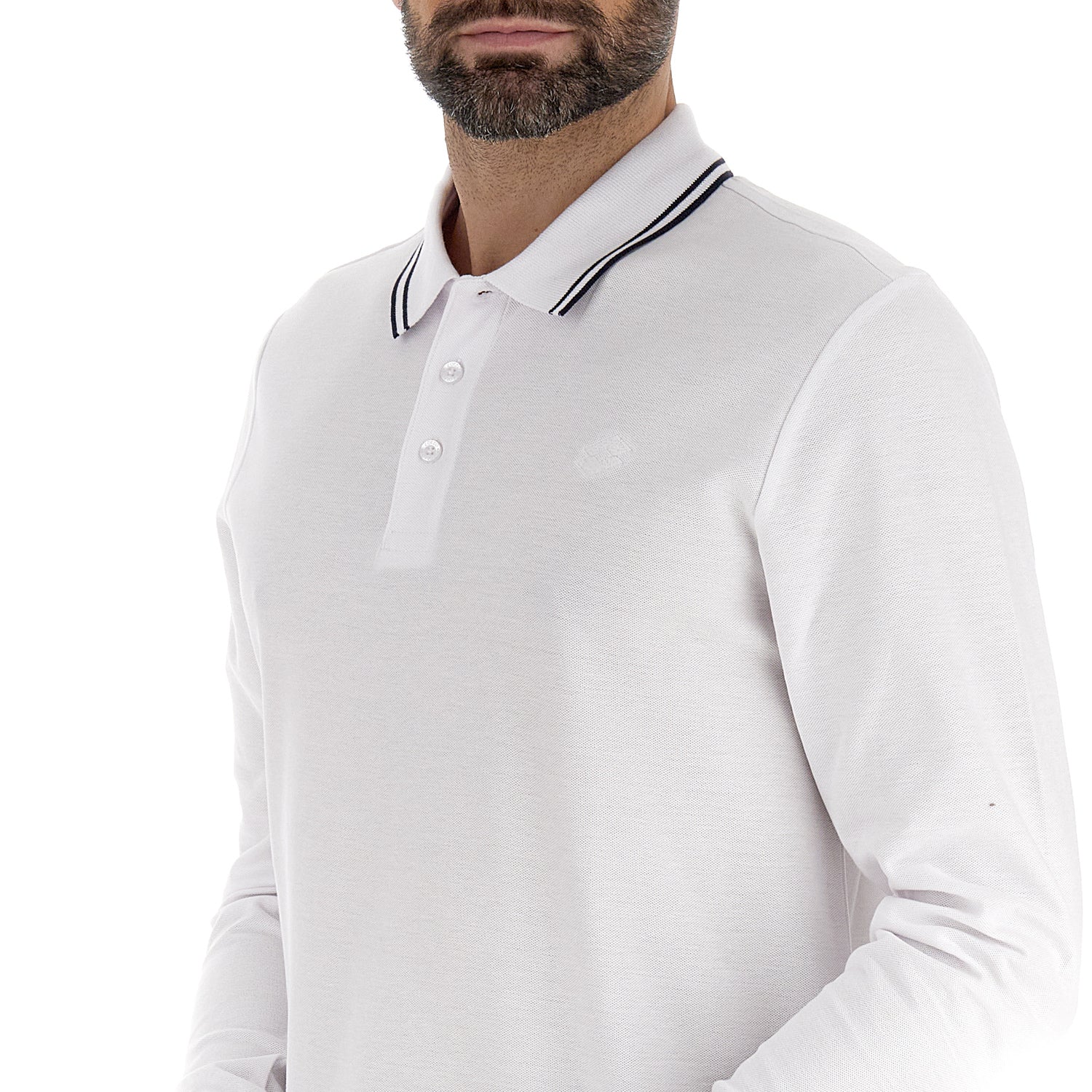 UOMO POLO CLASSICA BIANCO 220205 1Q5 03
