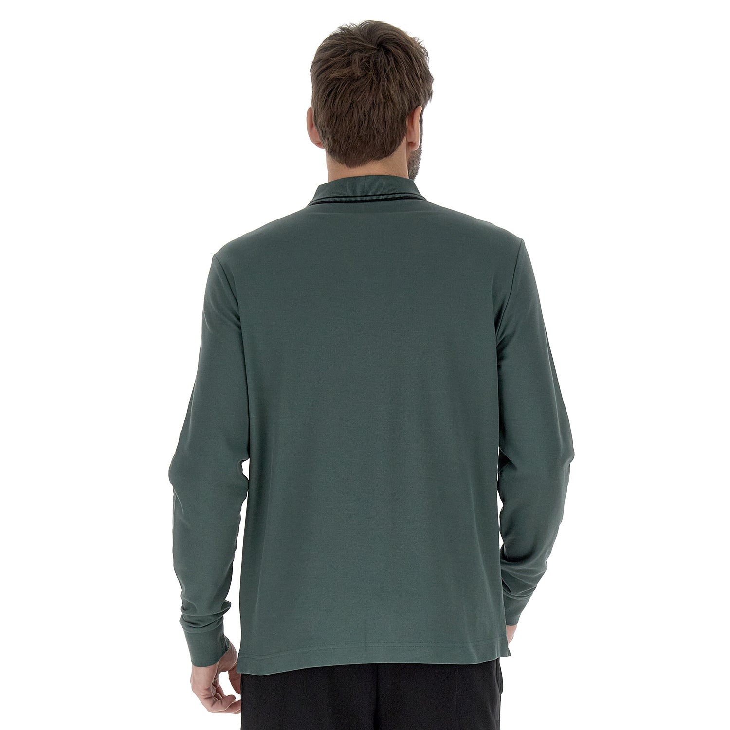 UOMO POLO CLASSICA VERDE SCURO 220205 B75 02
