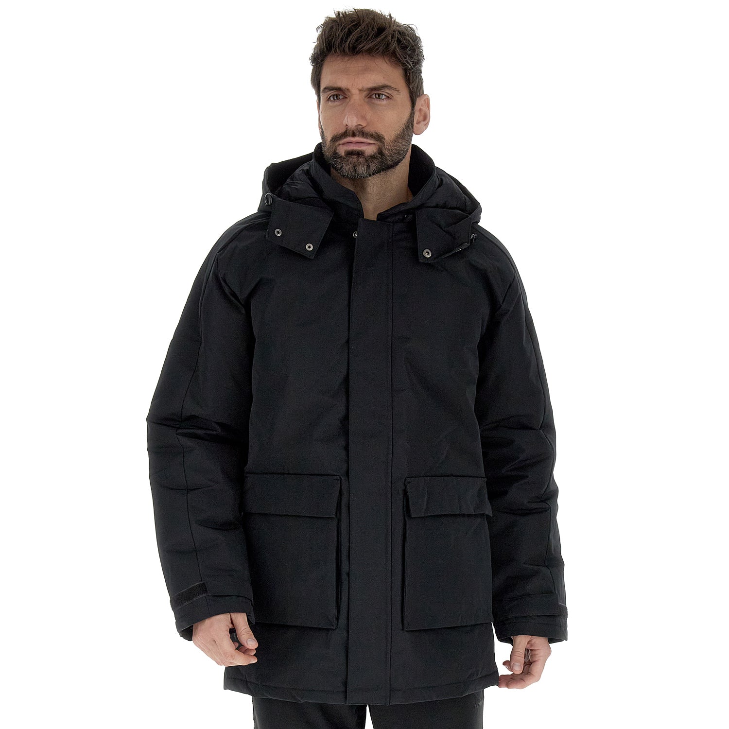 UOMO GIACCA IMBOTTITA CERVINO NERO 220266 1CL 01