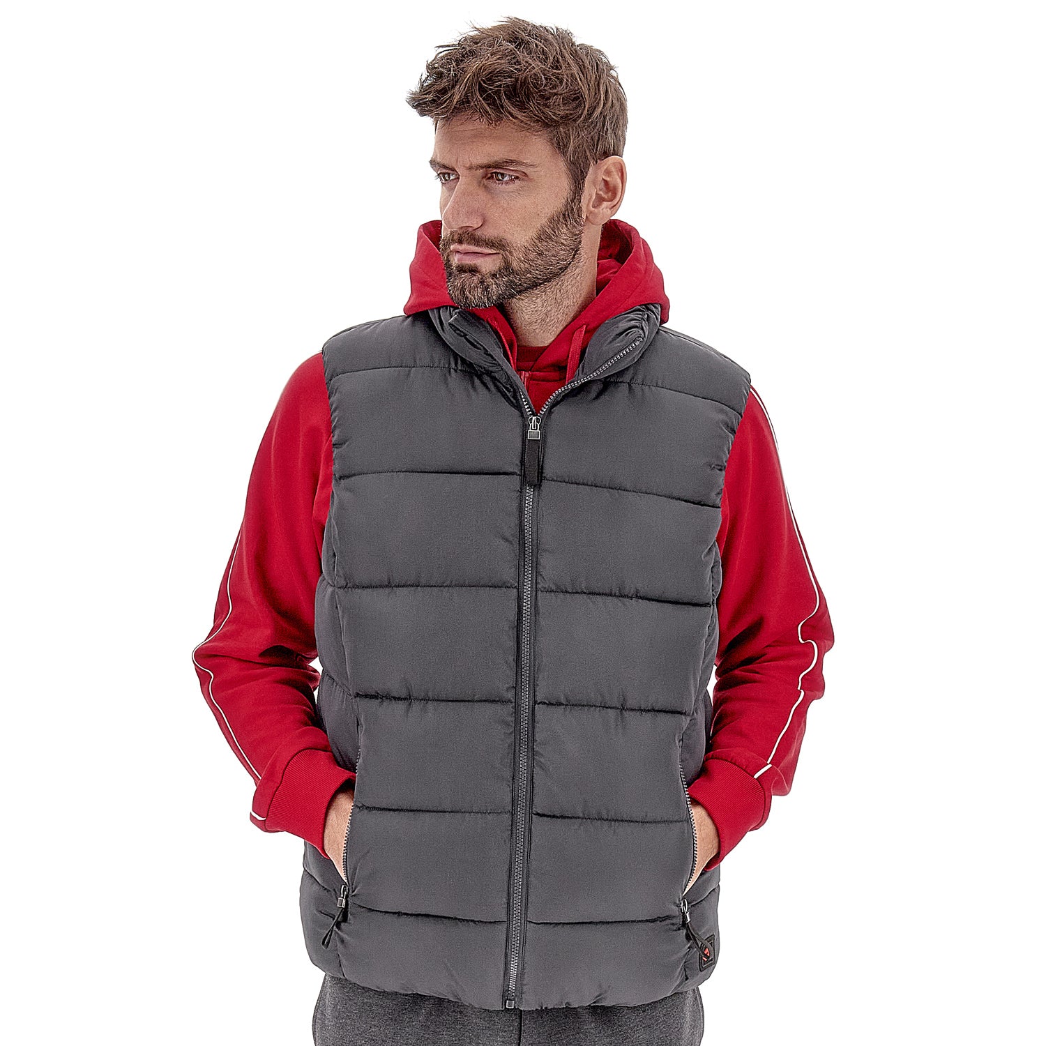 UOMO GILET DAVOS GRIGIO SCURO 220269 10B 01
