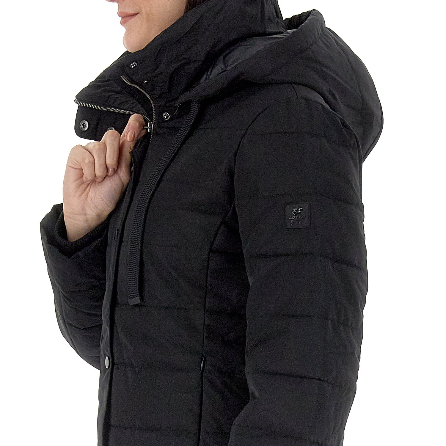 DONNA GIACCA IMBOTTITA CORVARA NERO 220271 1CL 03