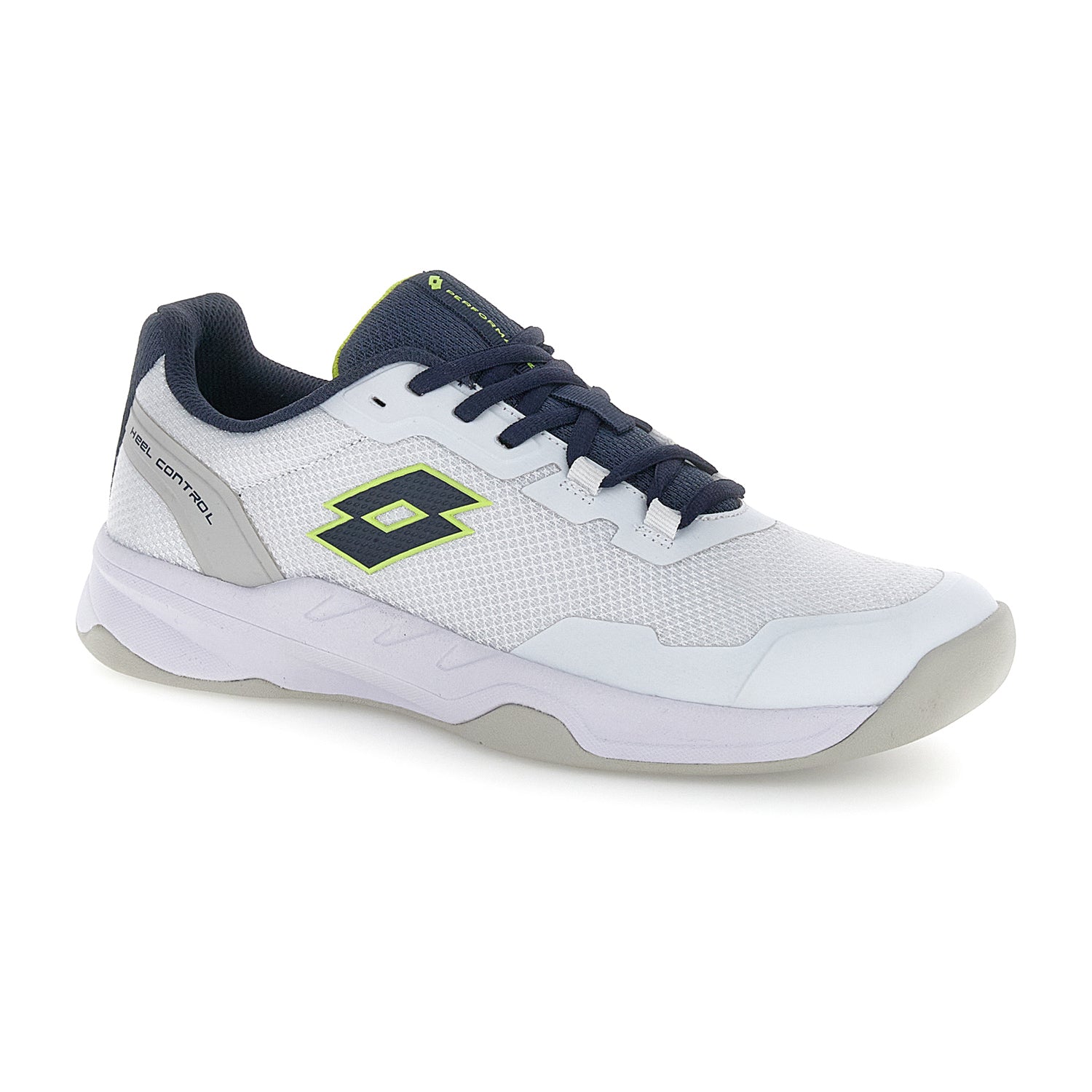 UOMO SCARPE TENNIS INDOOR CARPET MIRAGE 600 BIANCO 220391 8FX 02