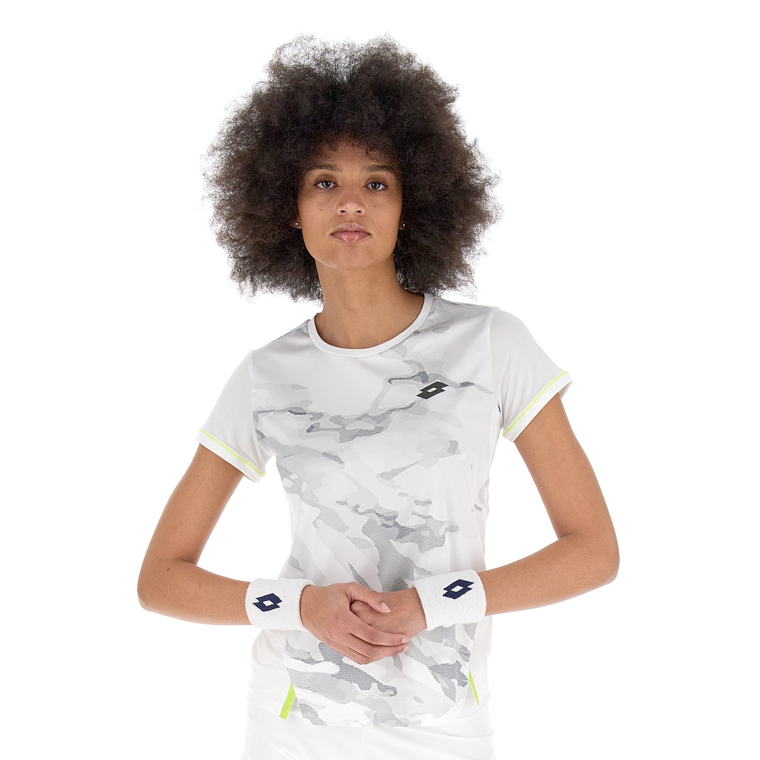 DONNA MAGLIETTA TENNIS TECH D1 BIANCO 220436 0F1 01
