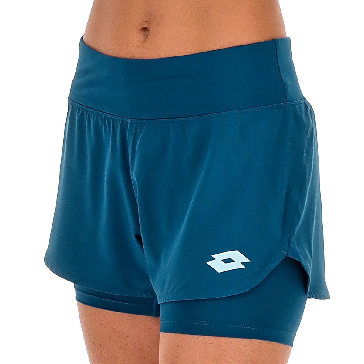 DONNA PANTALONI CORTI TENNIS TECH D1 BLU 220439 EPL 03
