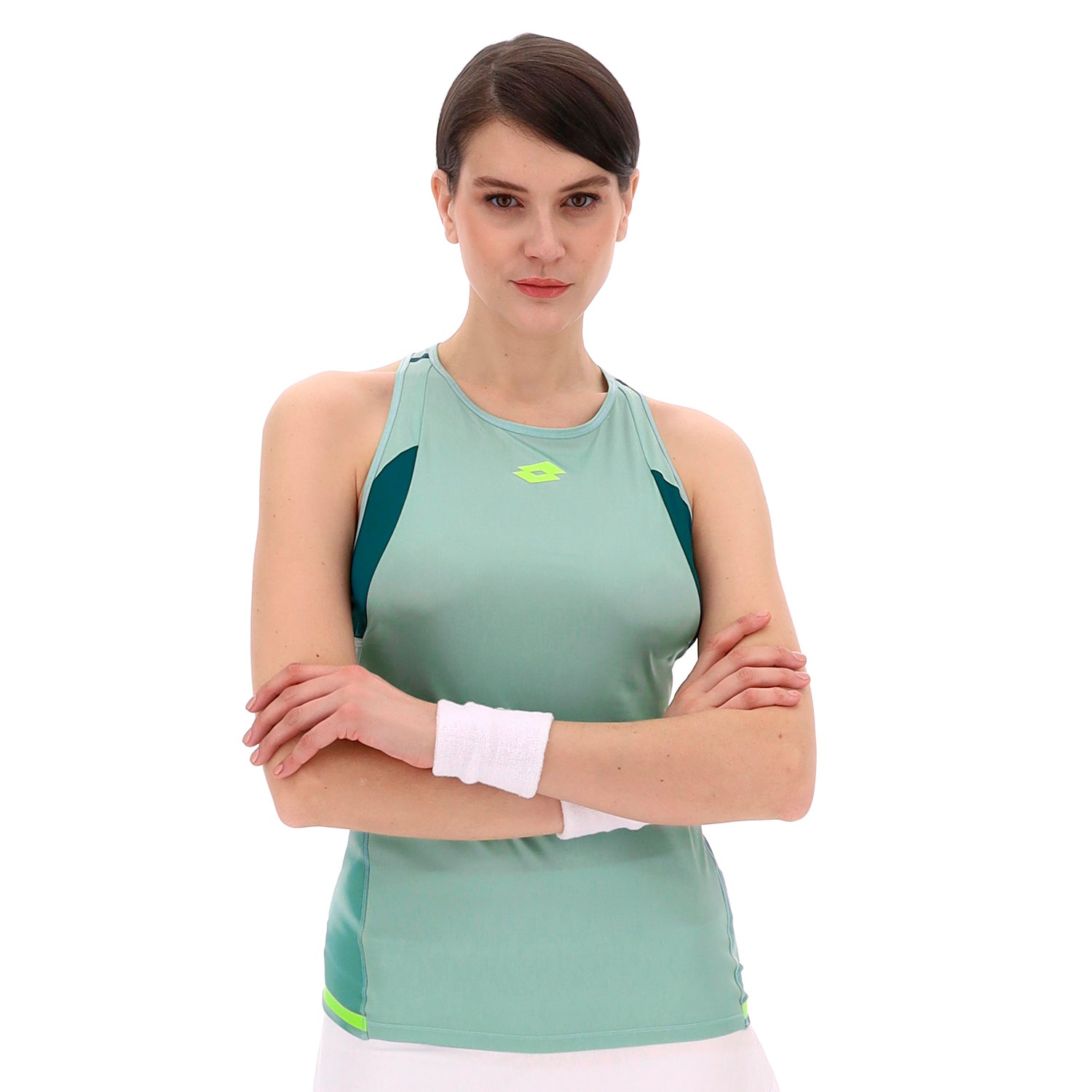 DONNA CANOTTA TENNIS TECH D2 VERDE CHIARO 220440 BH8 01