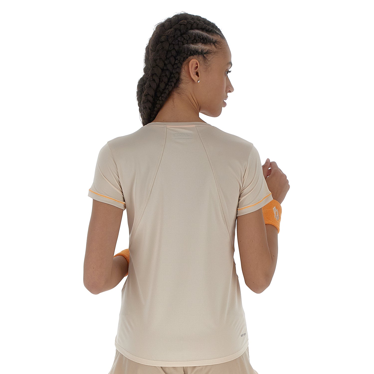 DONNA MAGLIETTA TENNIS TECH D3 BEIGE 220445 BNA 02