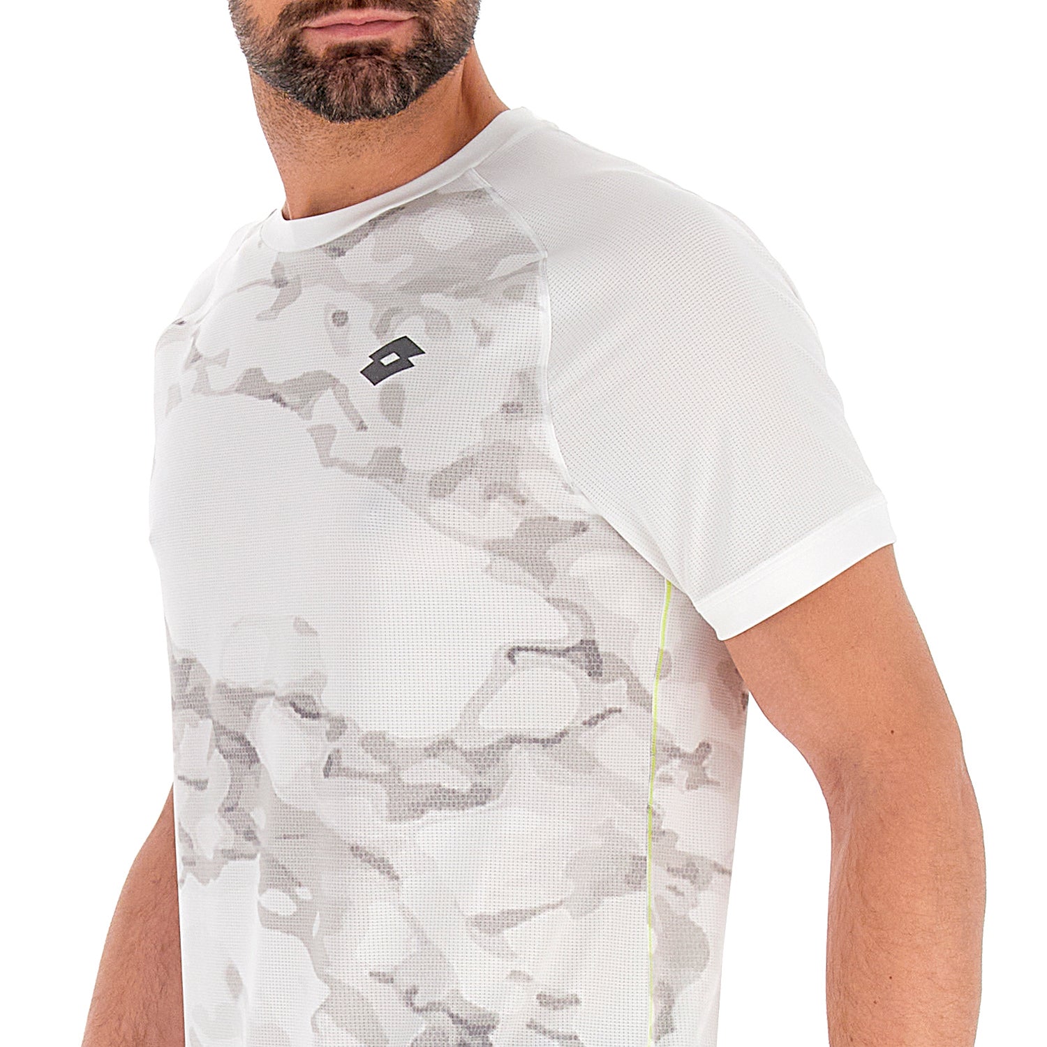 UOMO MAGLIETTA TENNIS TECH D1 BIANCO 220457 0F1 03