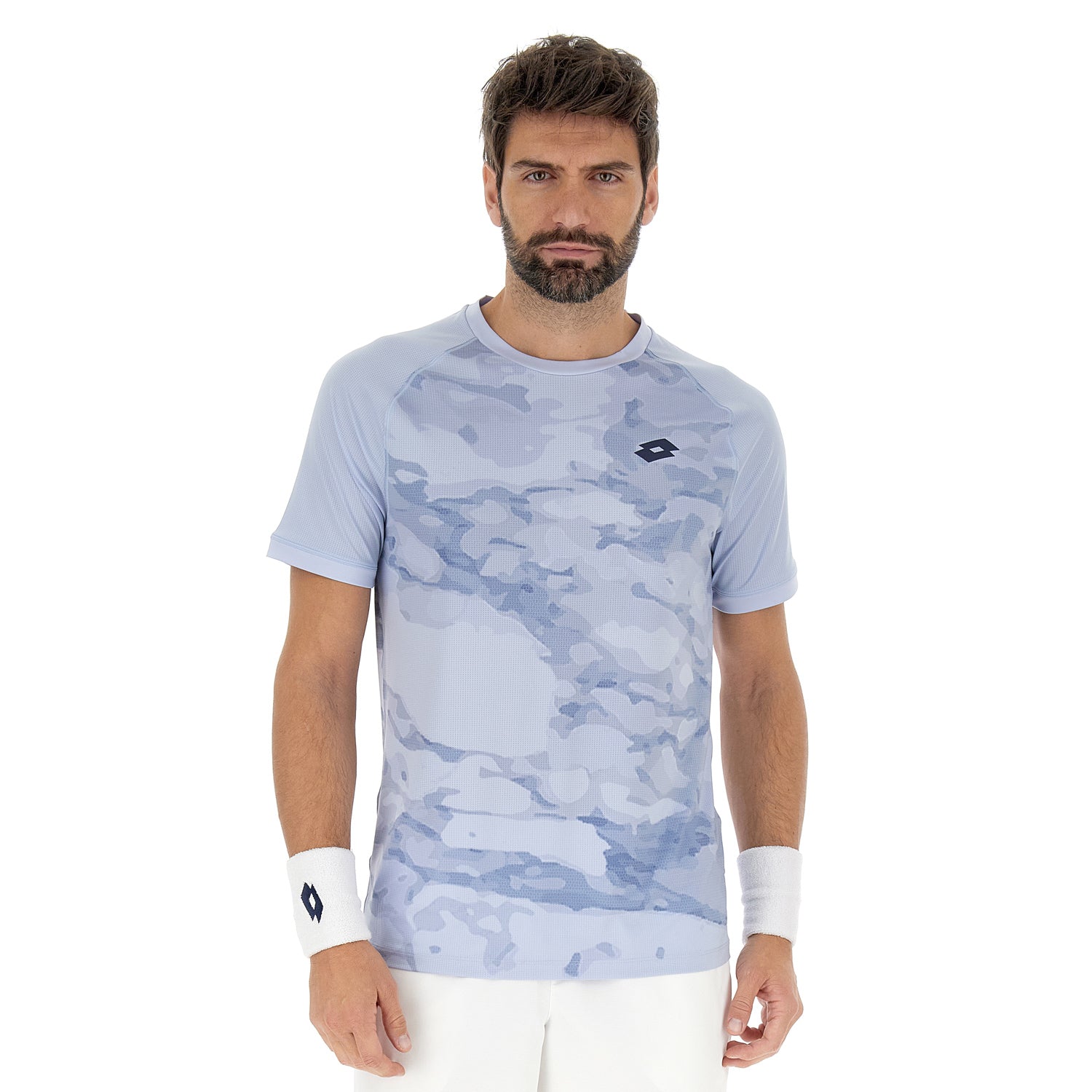 UOMO MAGLIETTA TENNIS TECH D1 AZZURRO 220457 997 01