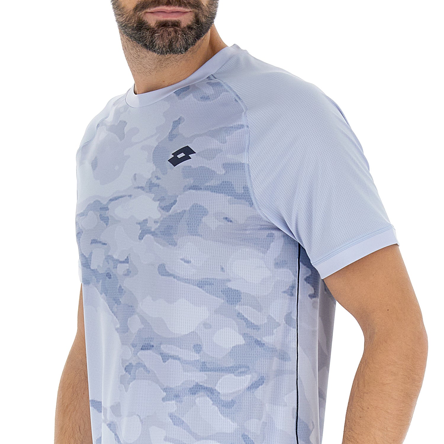 UOMO MAGLIETTA TENNIS TECH D1 AZZURRO 220457 997 03