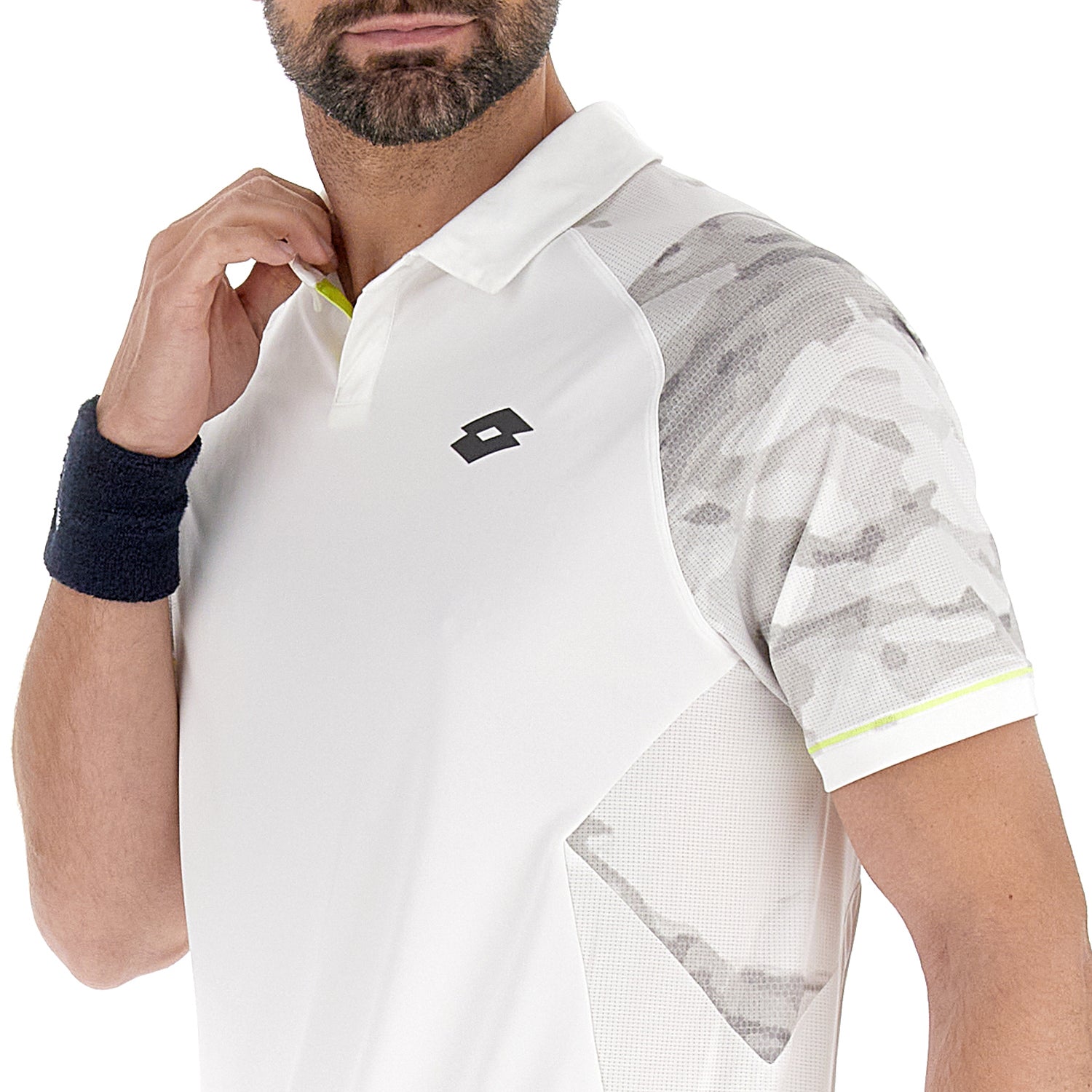 UOMO POLO TENNIS TECH D1 BIANCO 220458 0F1 03