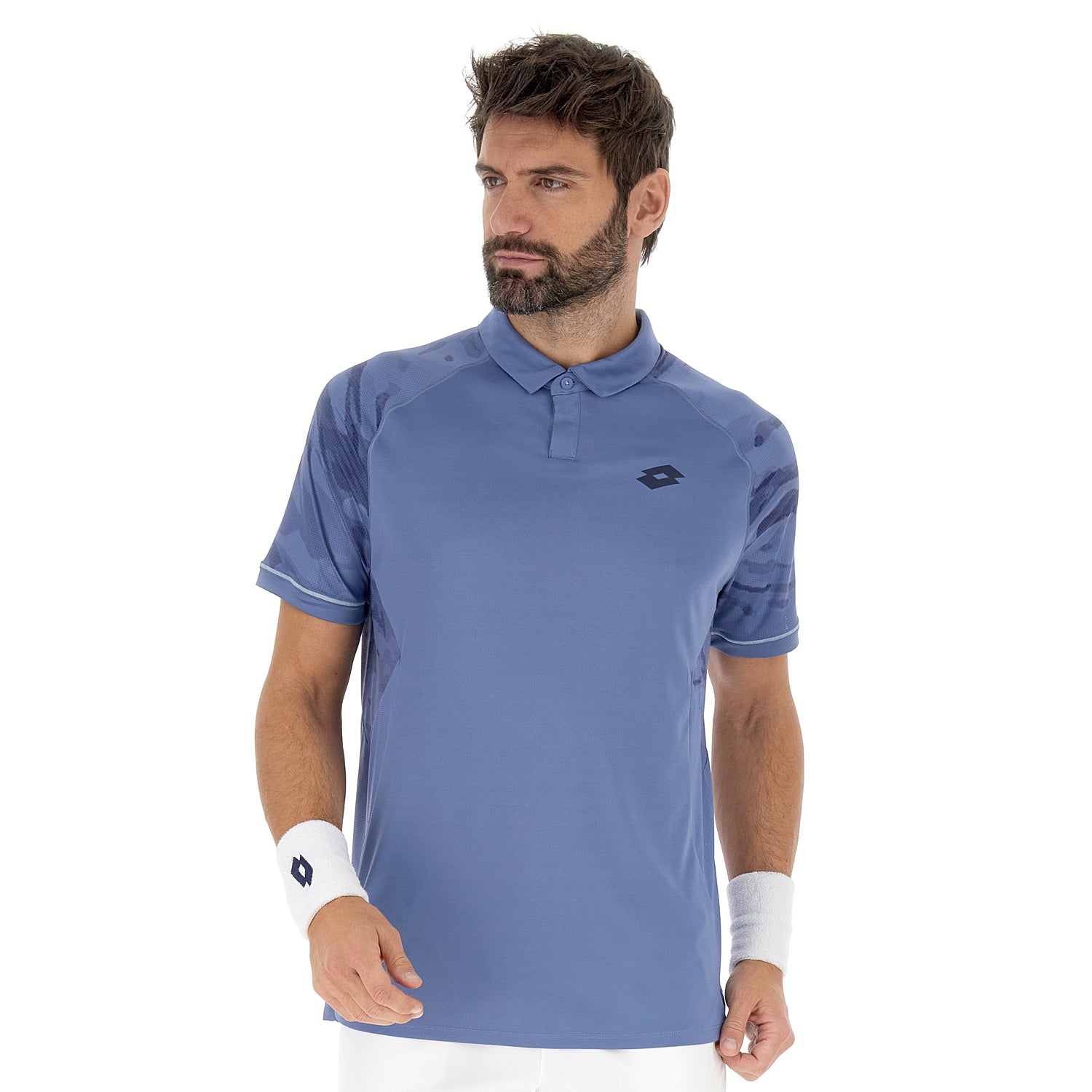UOMO POLO TENNIS TECH D1 AZZURRO 220458 CL2 01