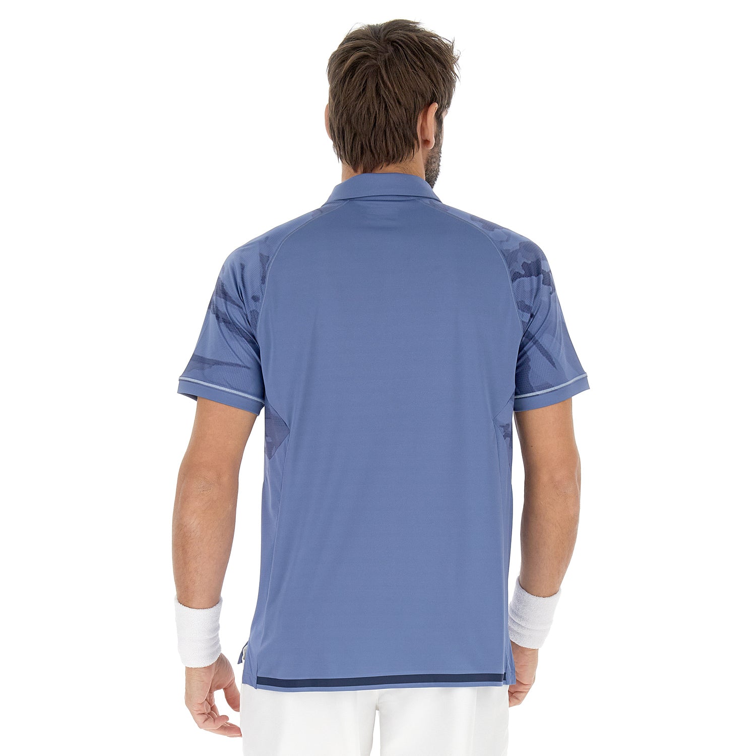 UOMO POLO TENNIS TECH D1 AZZURRO 220458 CL2 02