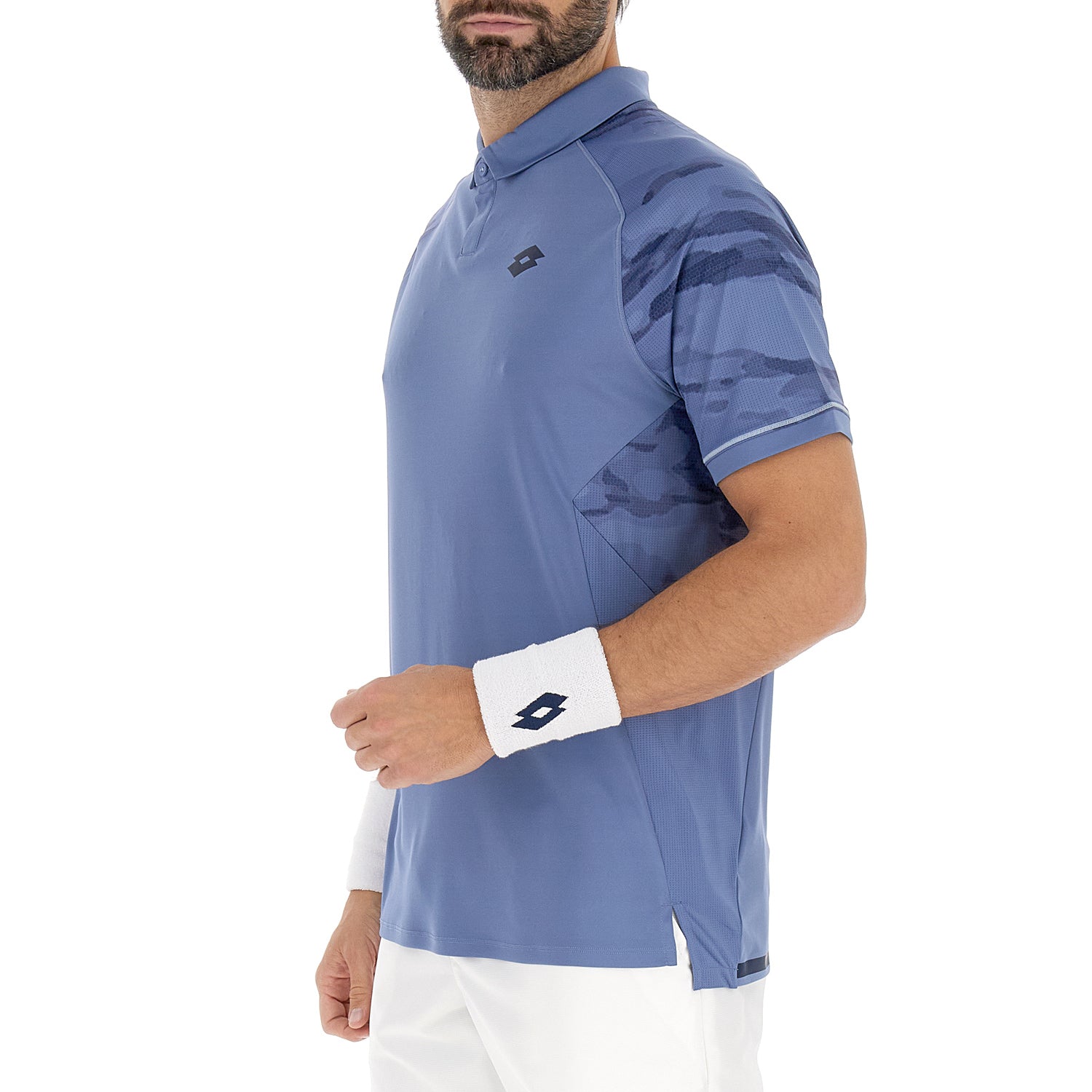 UOMO POLO TENNIS TECH D1 AZZURRO 220458 CL2 03