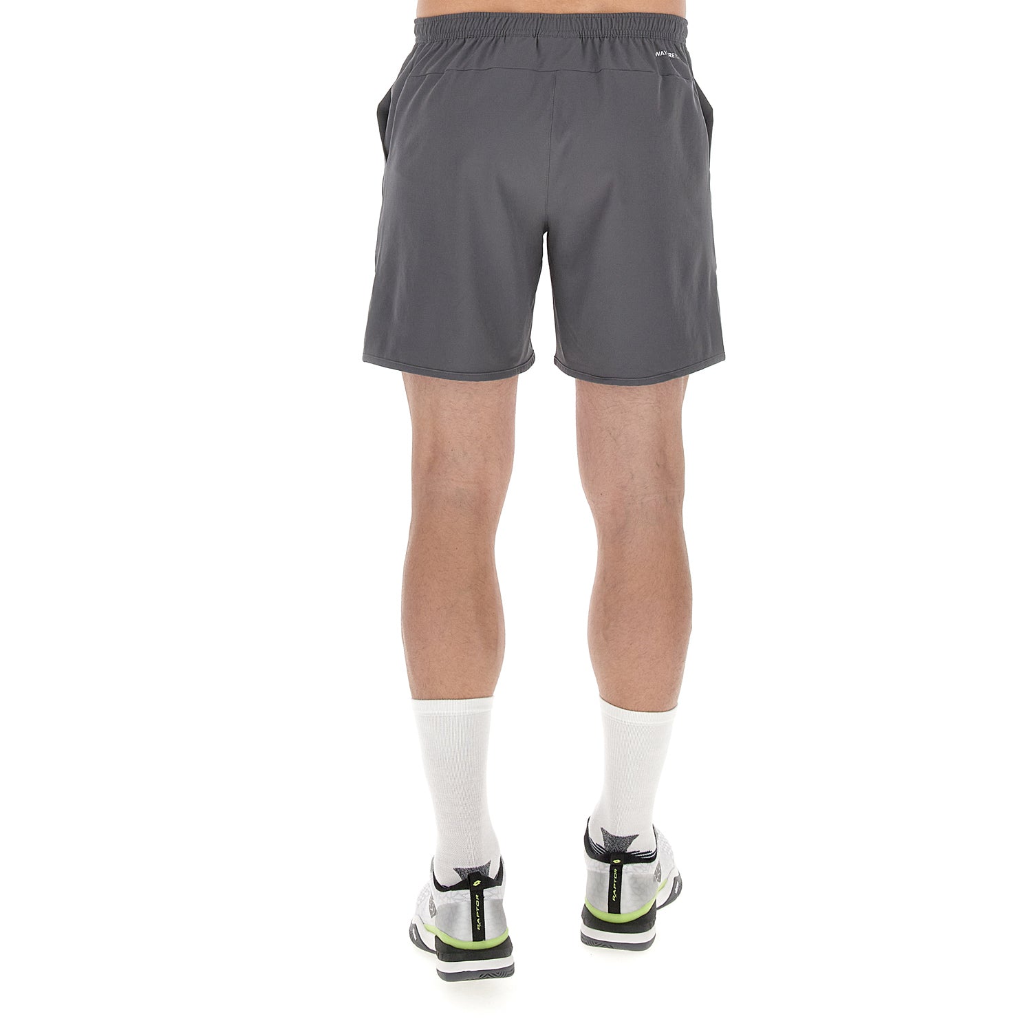 UOMO PANTALONI CORTI TENNIS TECH D1 GRIGIO SCURO 220459 008 02